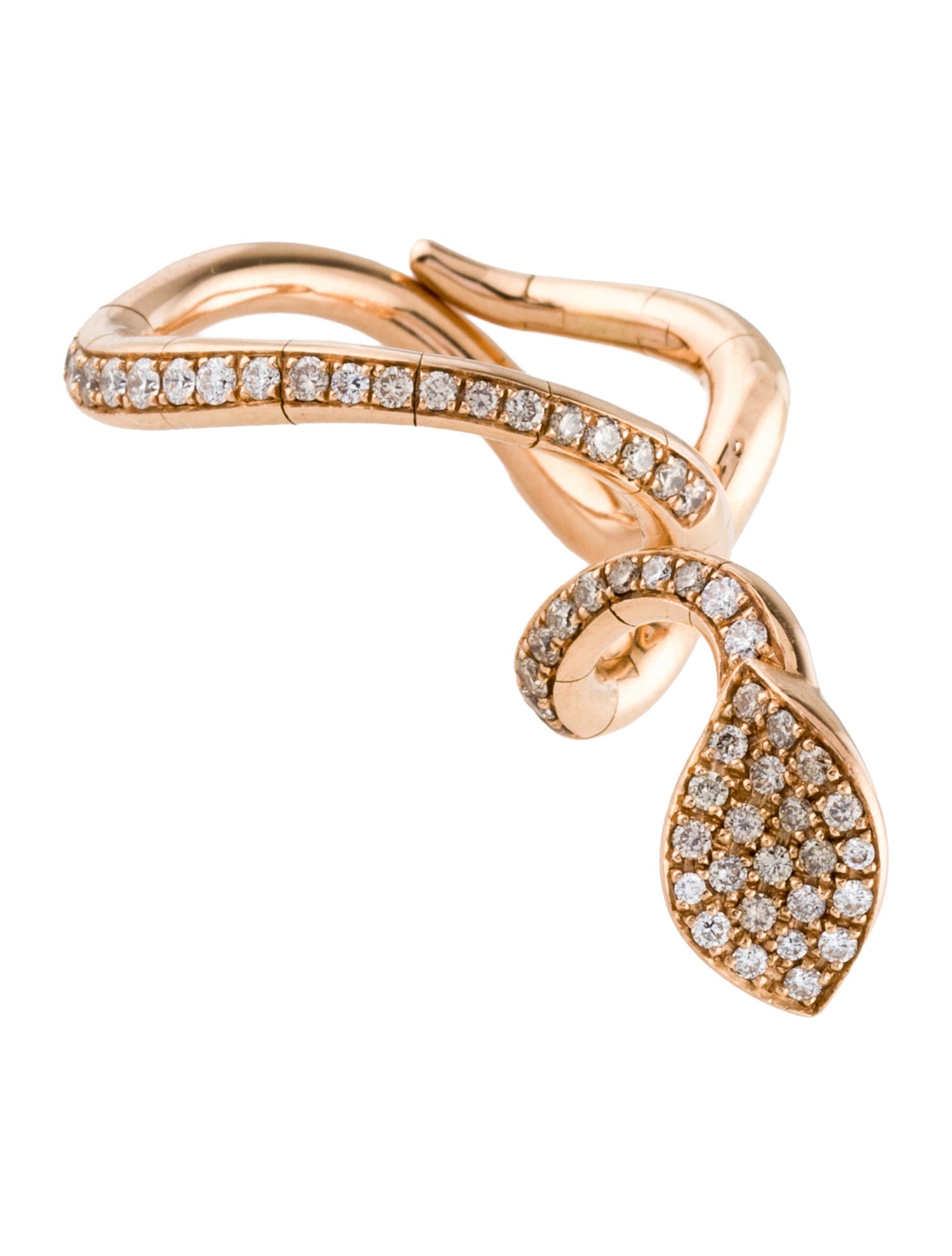 Pasquale Bruni 18K Diamond 'Look at Me' Snake Ring