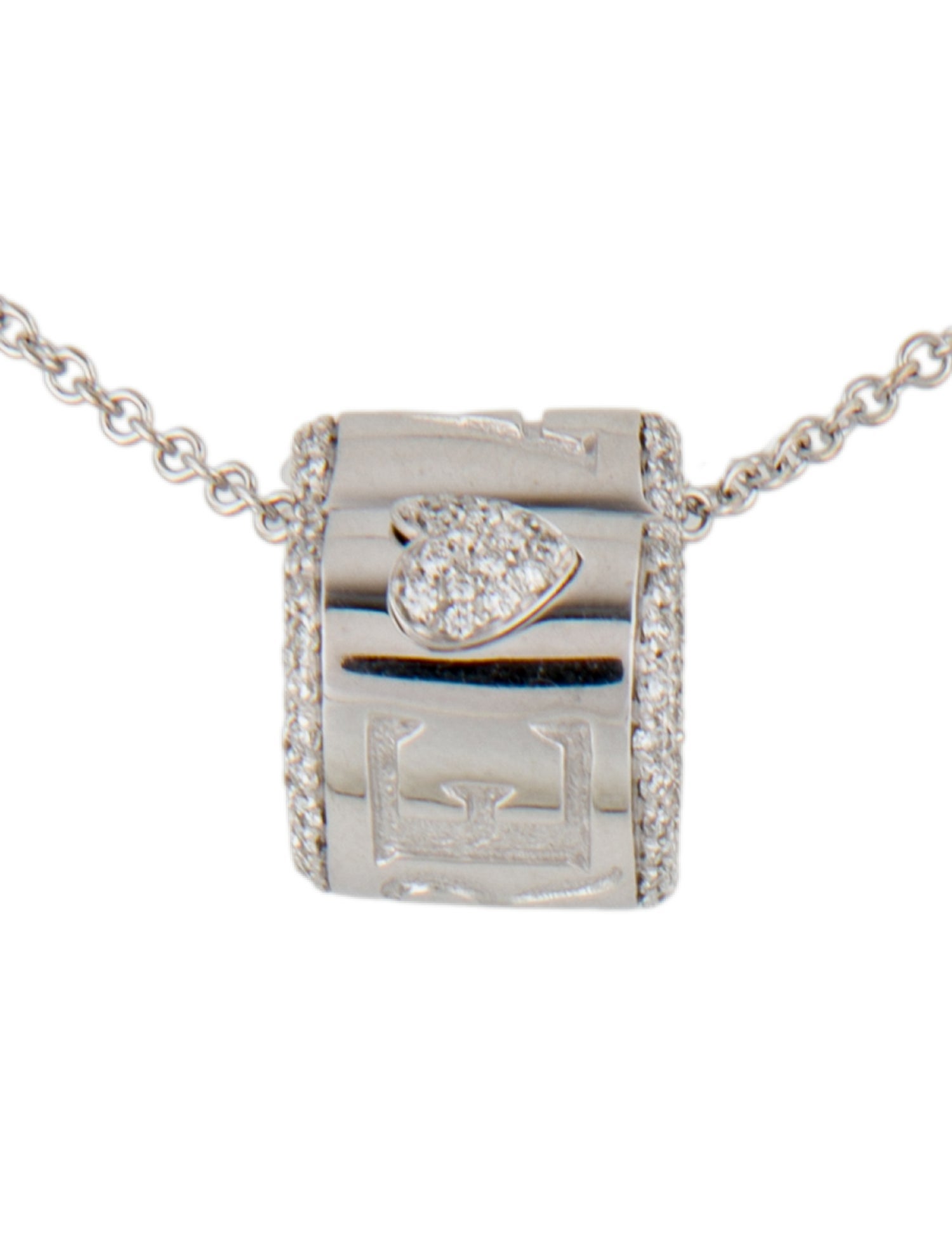 Pasquale Bruni 18K Diamond Amore Heart Pendant Necklace