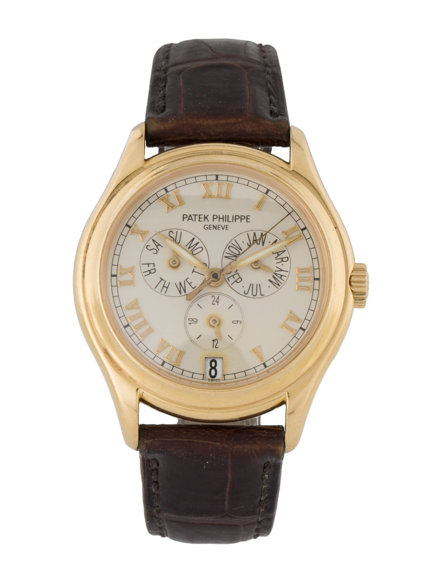 Patek Philippe Annual Calendar Watch 5035J 001 The RealReal patek-philippe-annual-calendar-watch-5035j-001-the-realreal