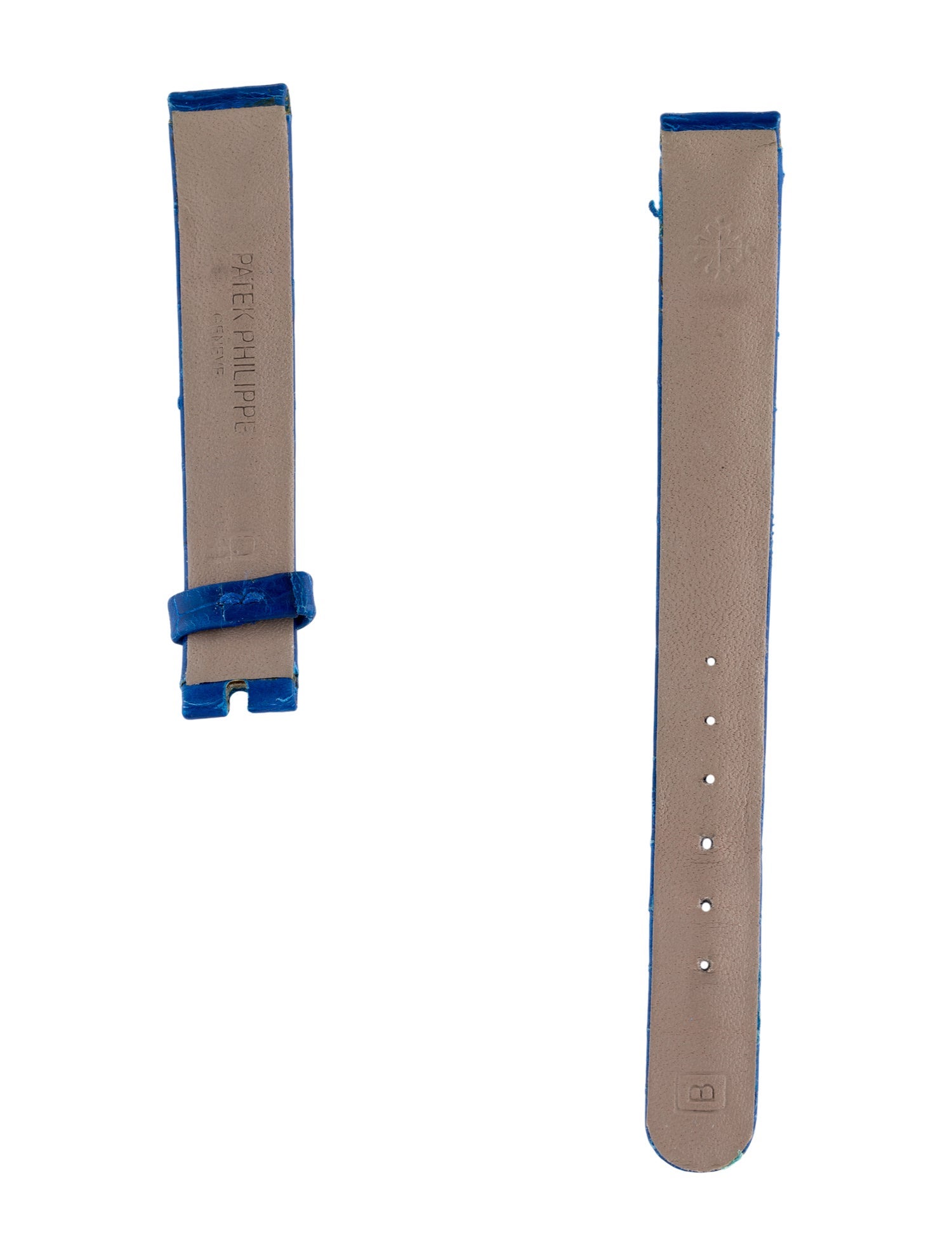 Patek Philippe 12mm x 11mm Alligator watch strap with Buckle