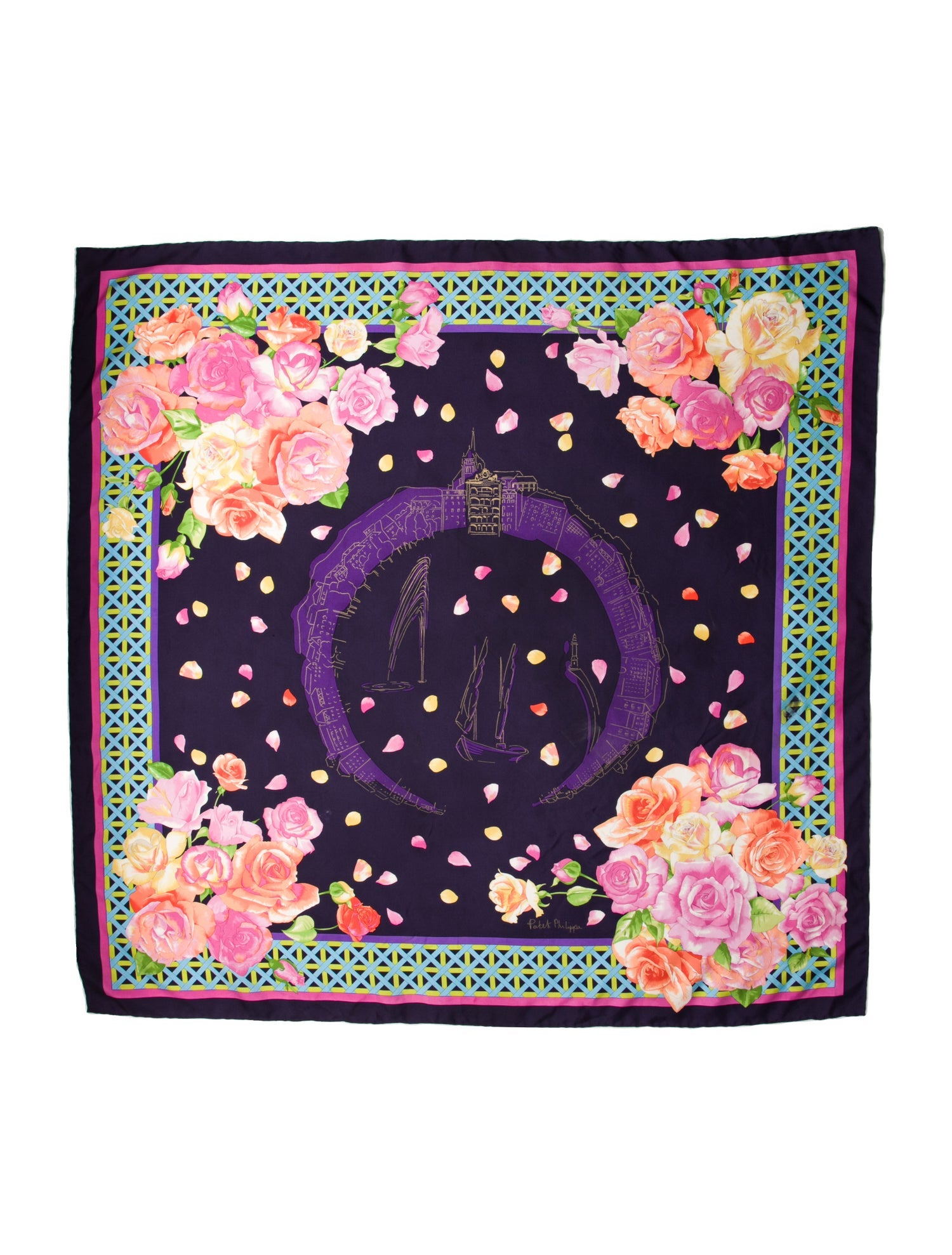 Patek Philippe Silk Printed Scarf