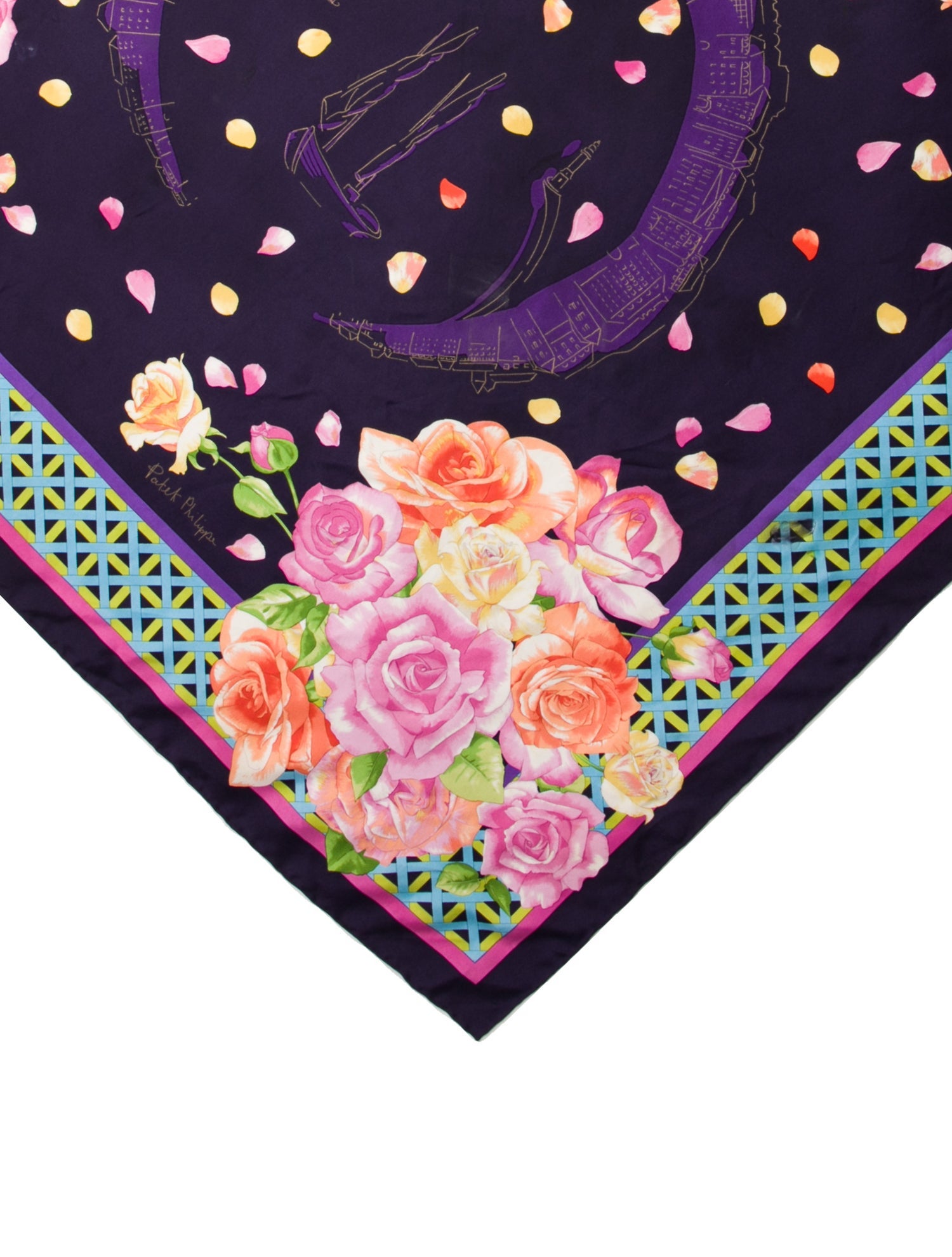 Patek Philippe Silk Printed Scarf