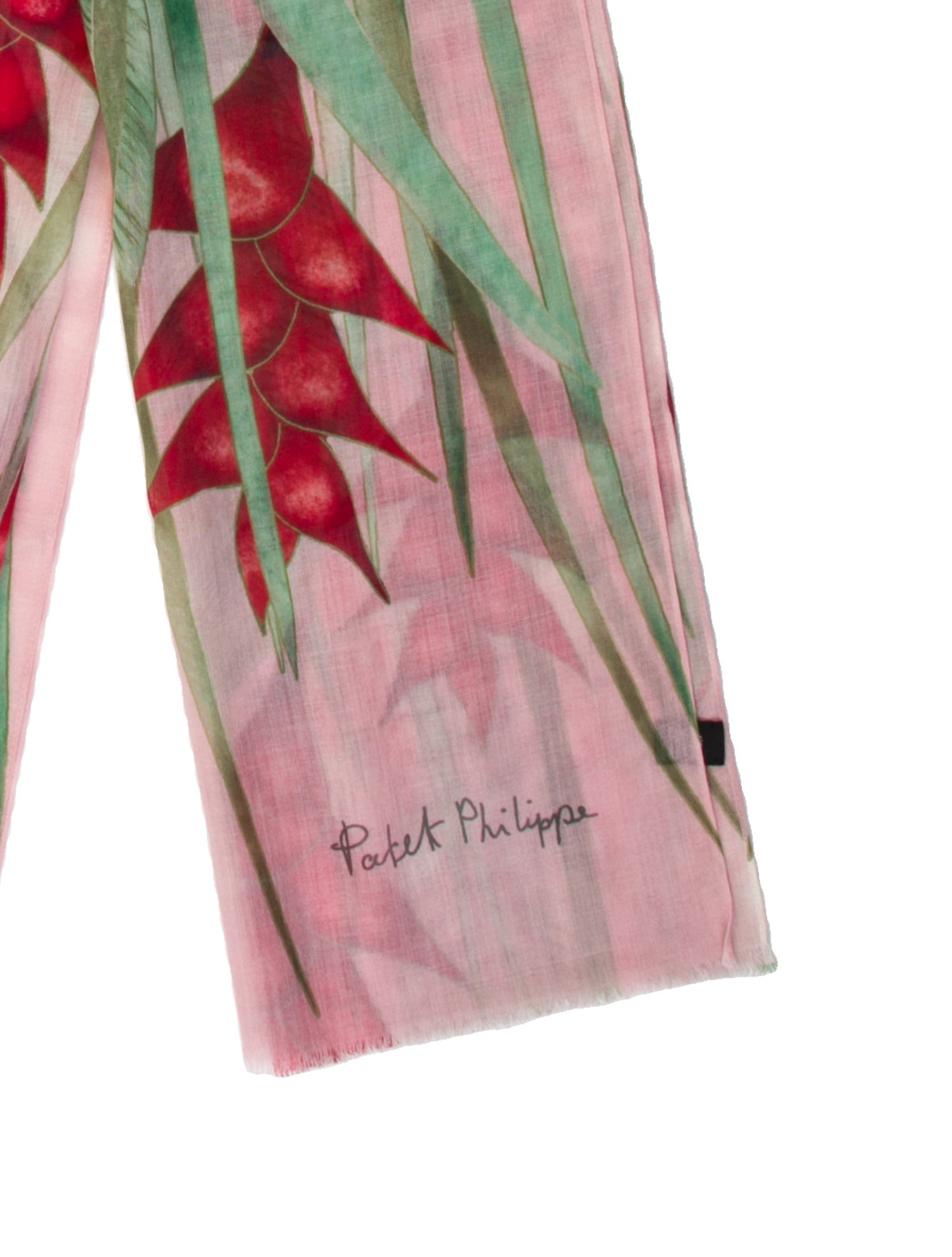 Patek Philippe Silk Floral Print Scarf