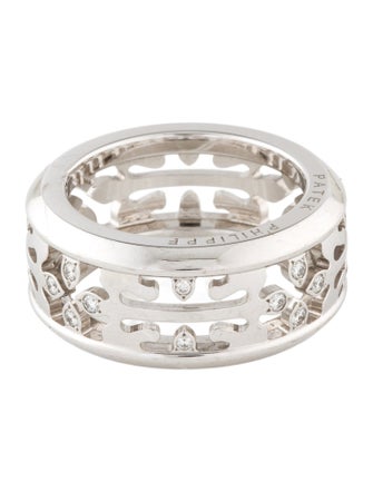 Patek Philippe 18K Diamond Calatrava Cross Ring