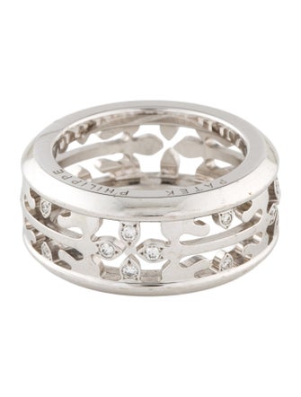 Patek Philippe 18K Diamond Calatrava Cross Ring