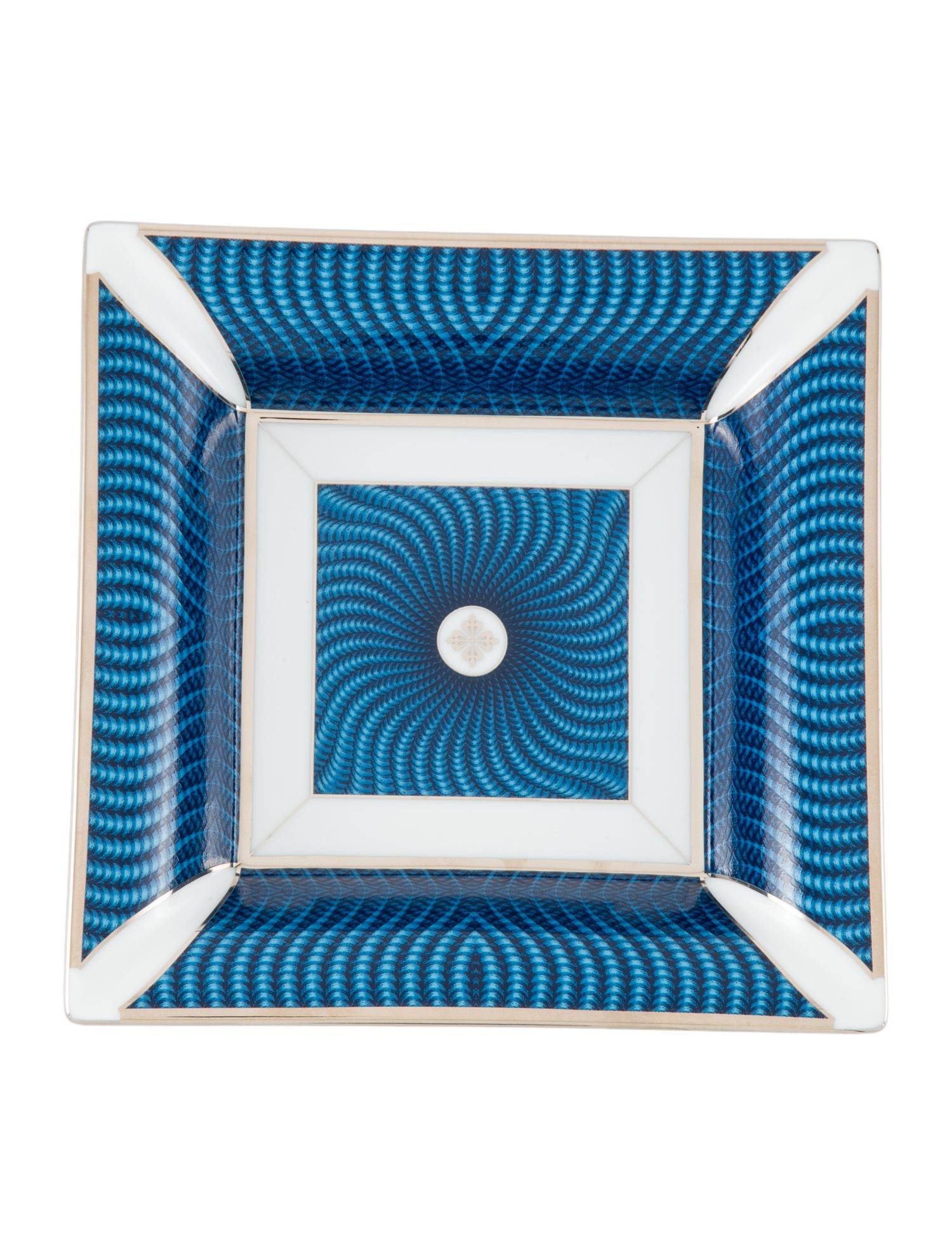 Patek Philippe Grand Feu Guilloché Limoges Porcelain Valet Tray