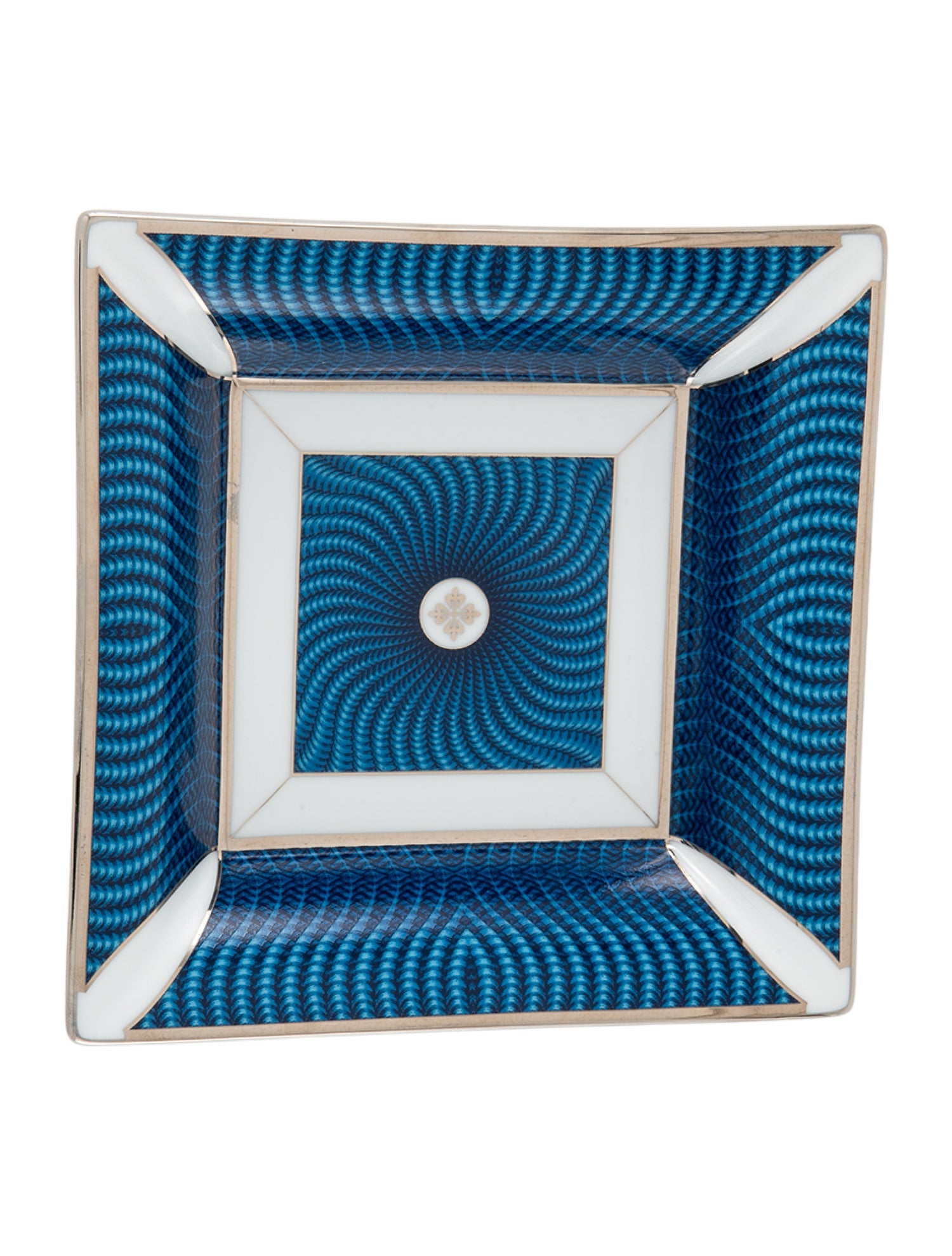 Patek Philippe Grand Feu Guilloché Limoges Porcelain Valet Tray