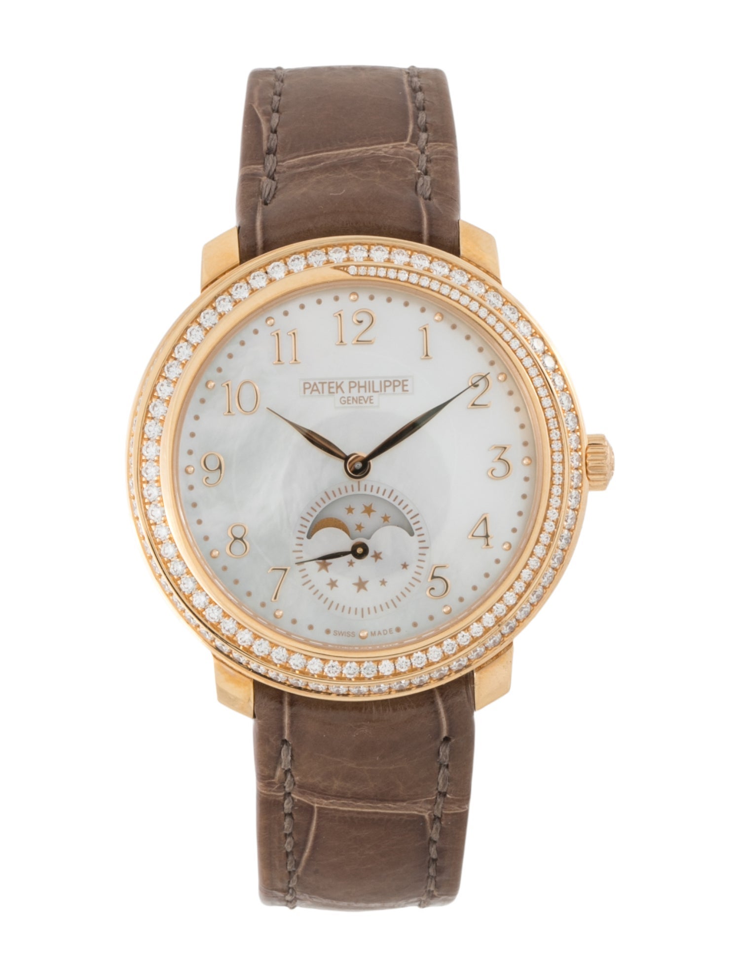 Patek Philippe Complications Ribbon Joaillerie Moonphase Watch