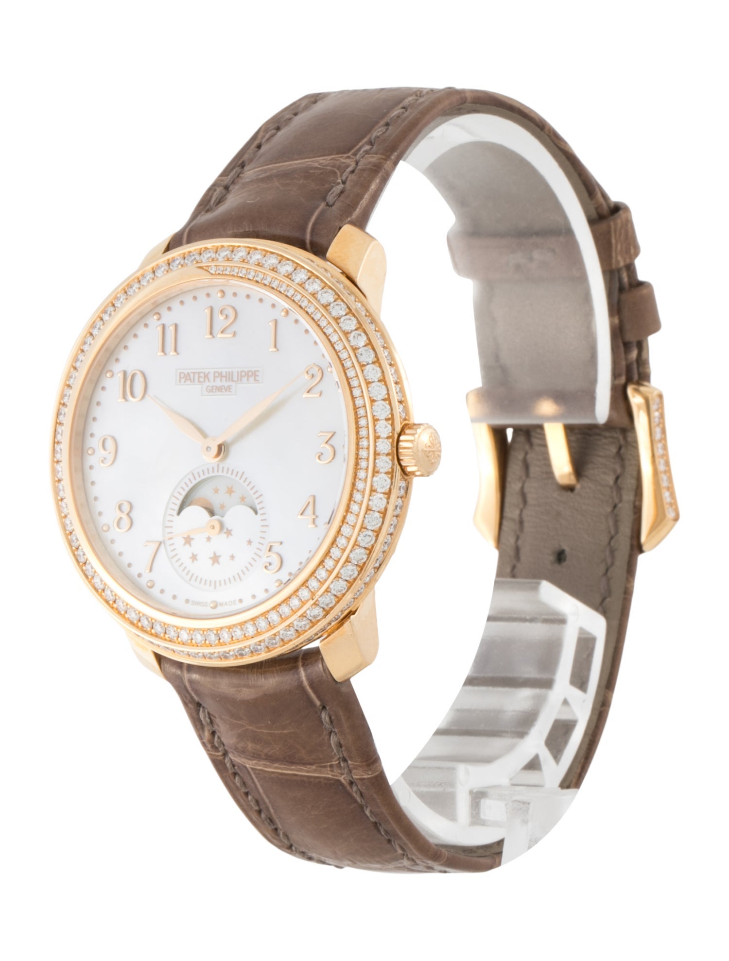 Patek Philippe Complications Ribbon Joaillerie Moonphase Watch