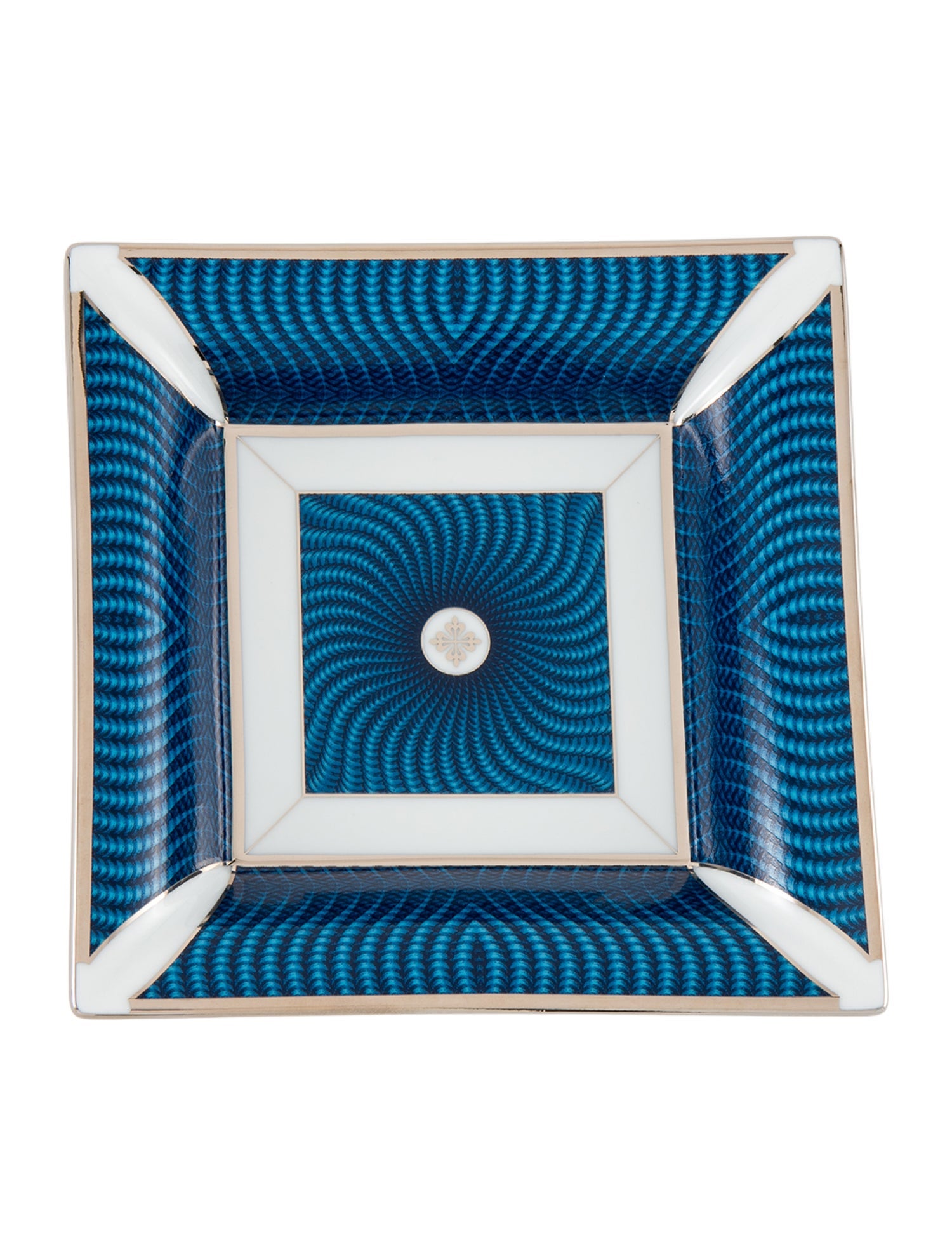 Patek Philippe Grand Feu Guilloché Limoges Porcelain Valet Tray