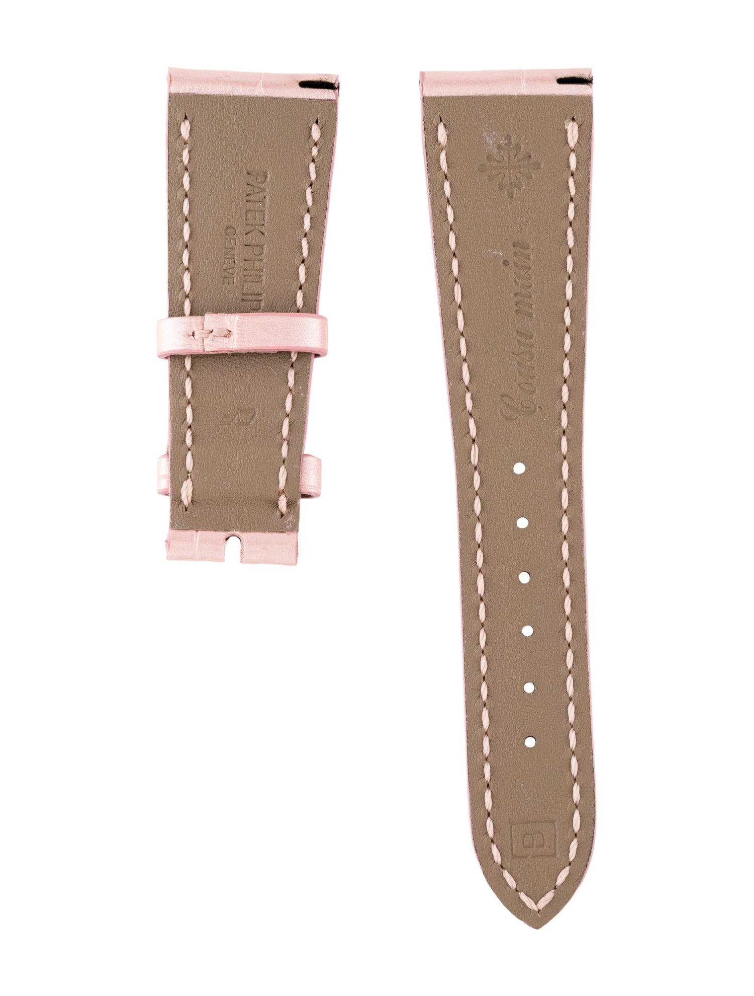Patek Philippe 19mm x 14mm Alligator Watch Strap