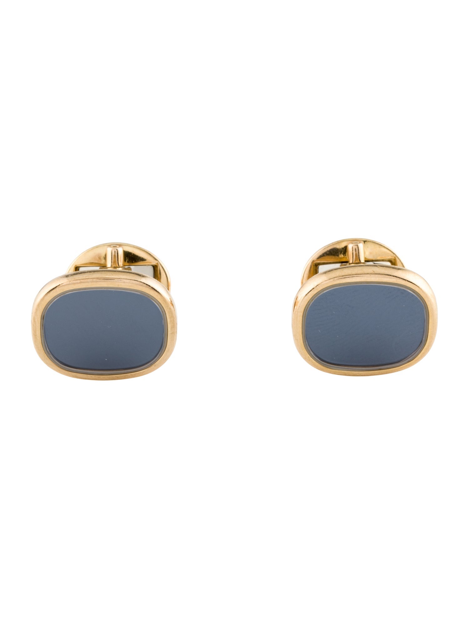 Patek Philippe 18K Crystal Ellipse Cufflinks