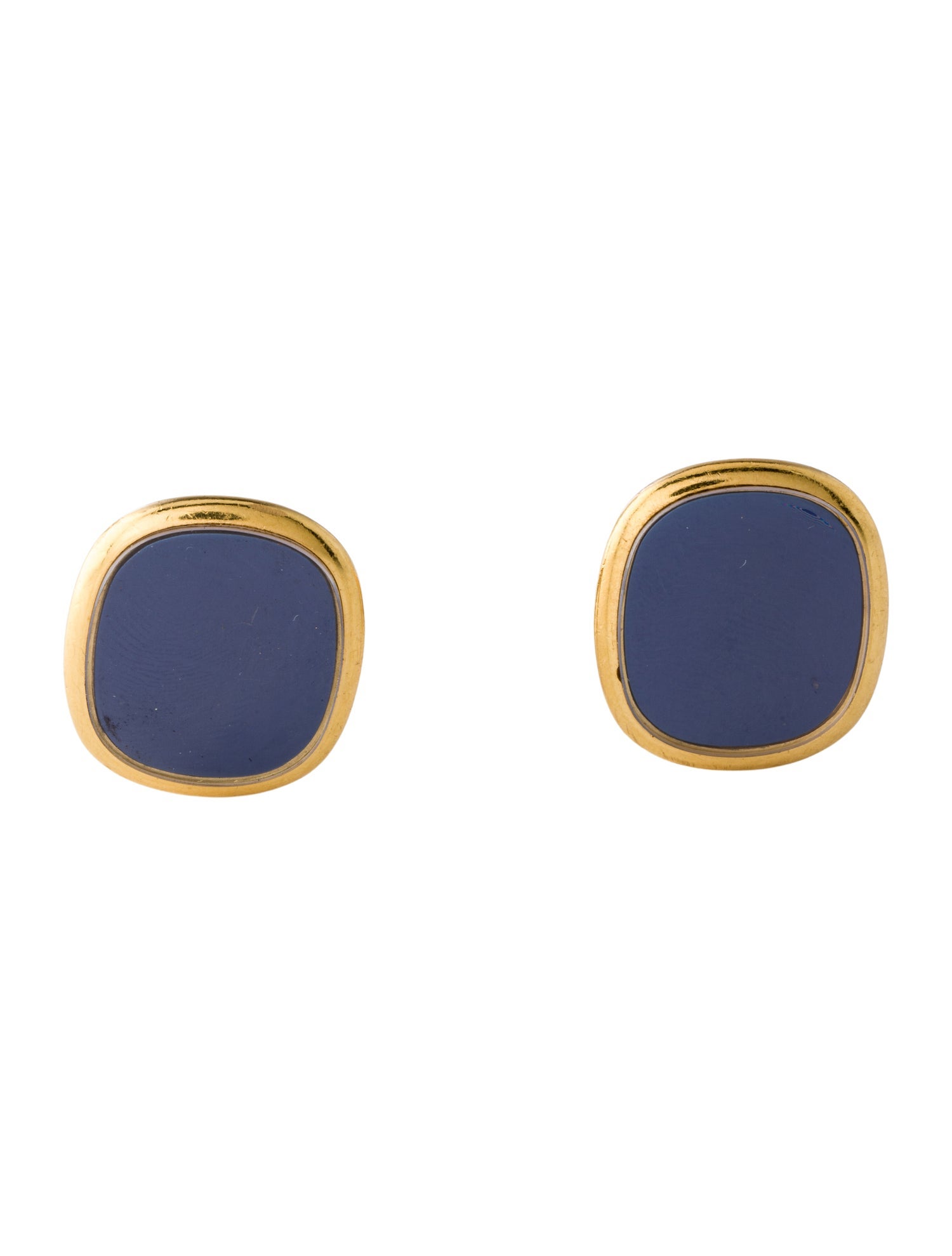 Patek Philippe Vintage 18K Crystal Ellipse Cuff Link