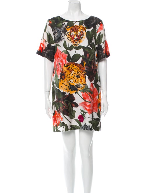 Paul & Joe Silk Mini Dress Green