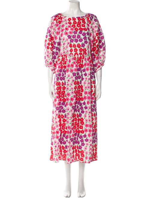 Paul & Joe Floral Print Long Dress