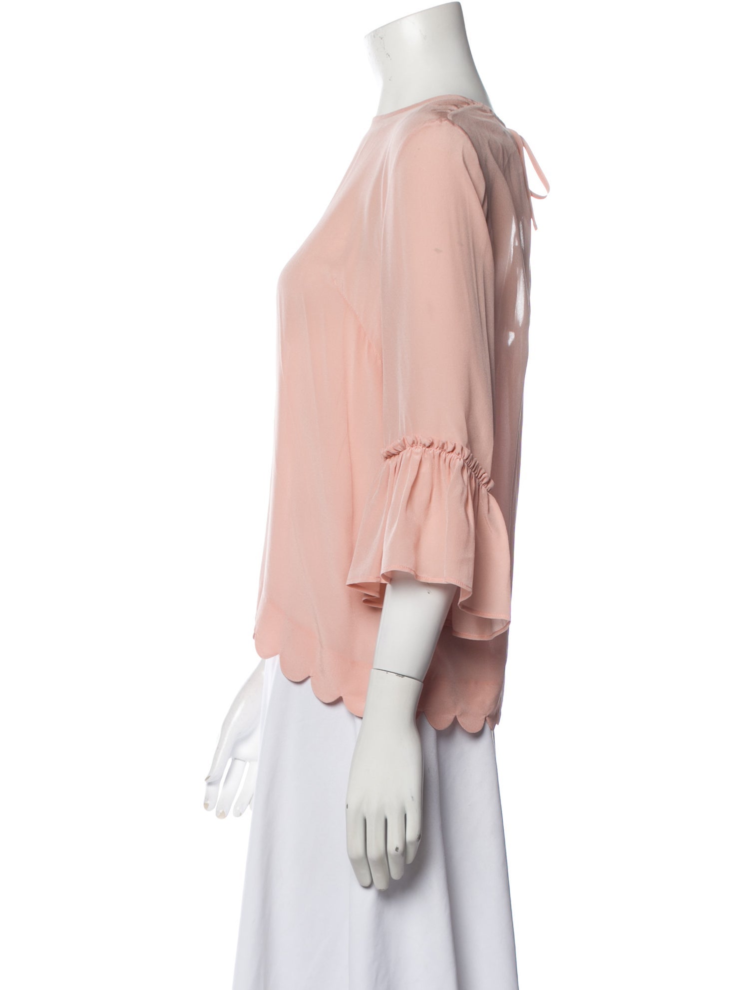 Paul & Joe Silk Bateau Neckline Blouse w/ Tags