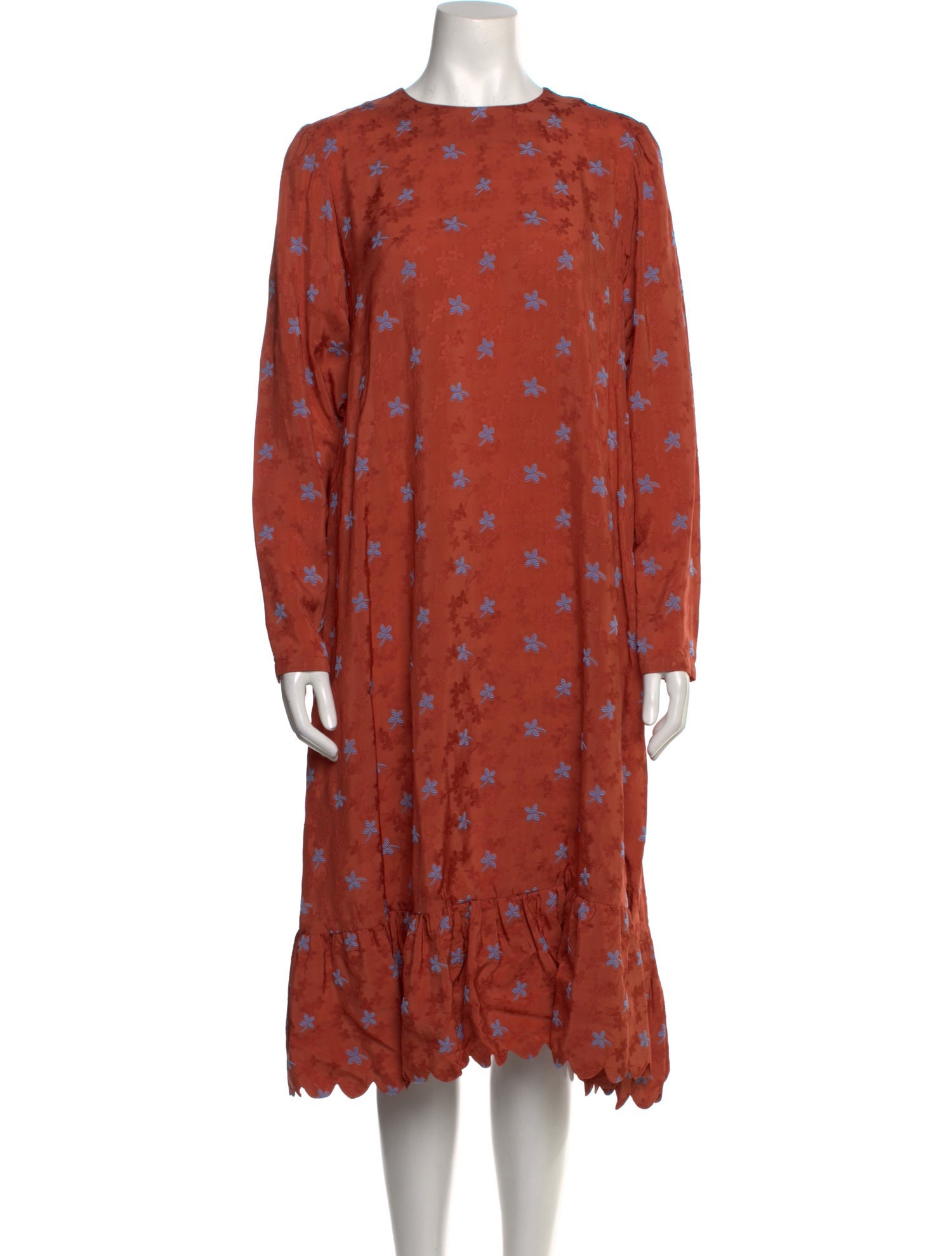 Paul & Joe Floral Print Midi Length Dress w/ Tags