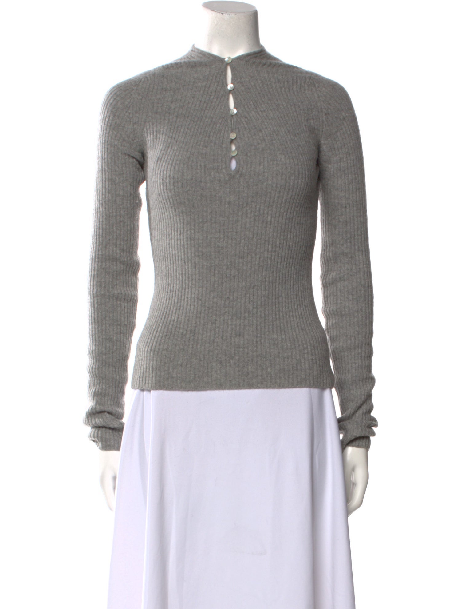 Paul & Joe Cashmere Mock Neck Sweater