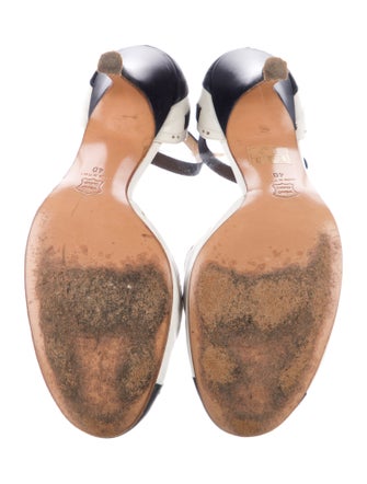 Paul & Joe Leather Printed D'Orsay Pumps