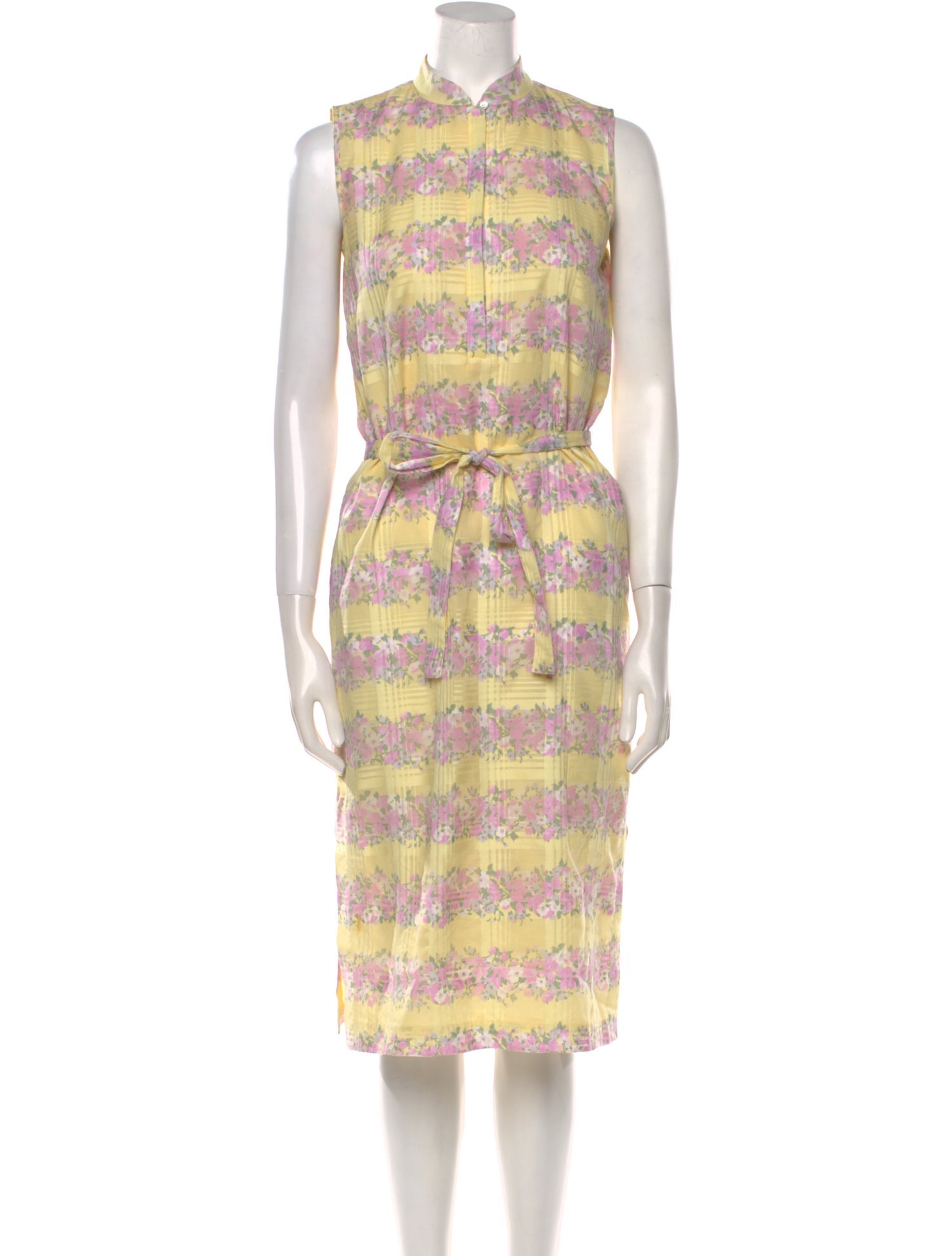 Paul & Joe Floral Print Midi Length Dress