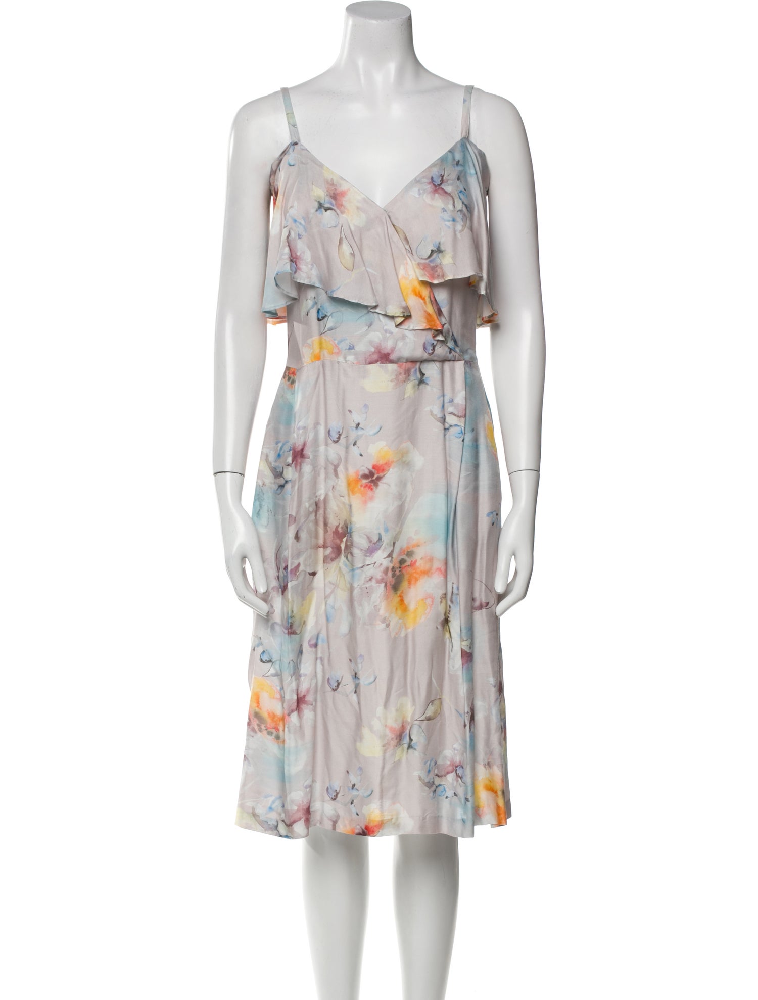 Paul & Joe Floral Print Midi Length Dress w/ Tags