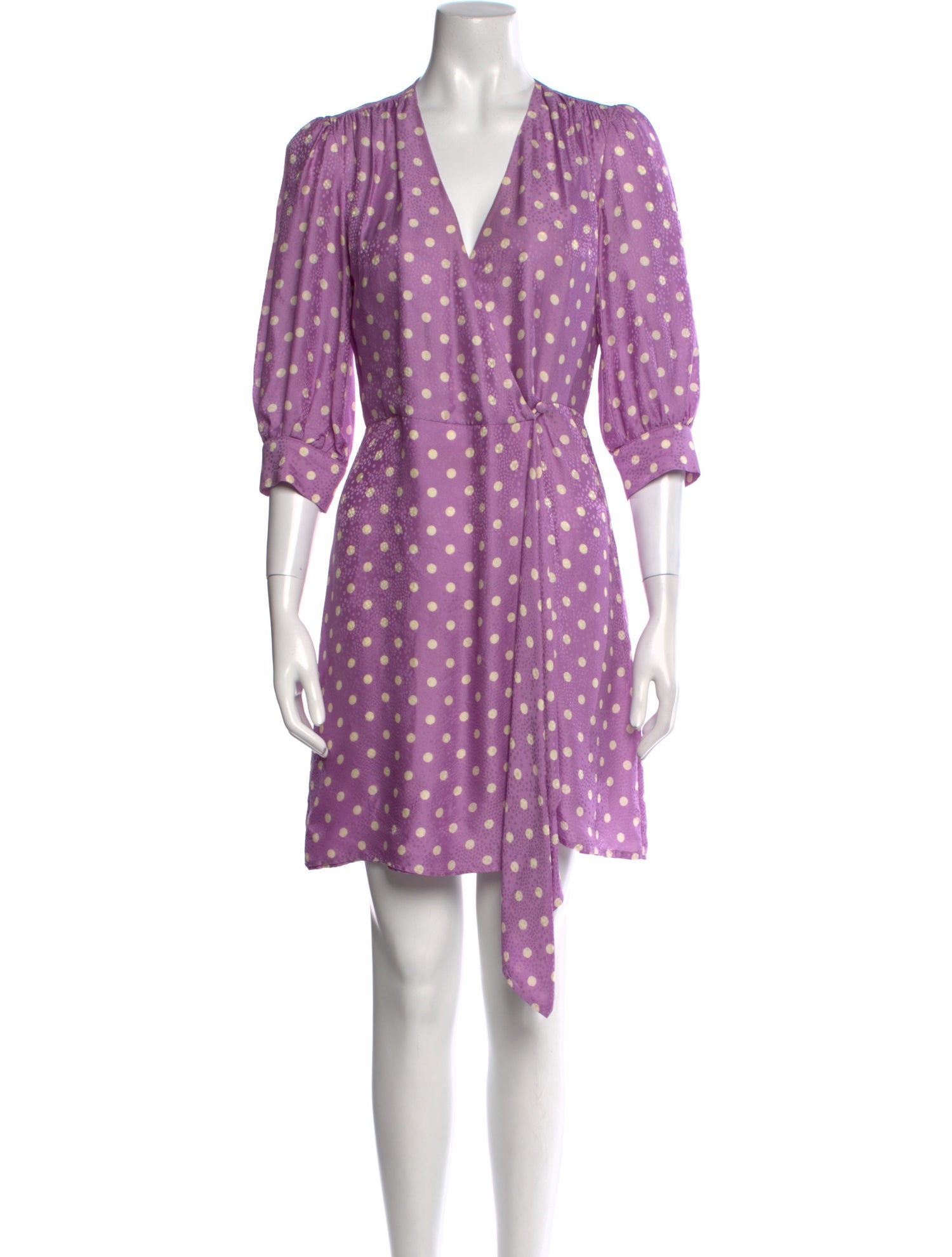 Paul & Joe Polka Dot Print Midi Length Dress