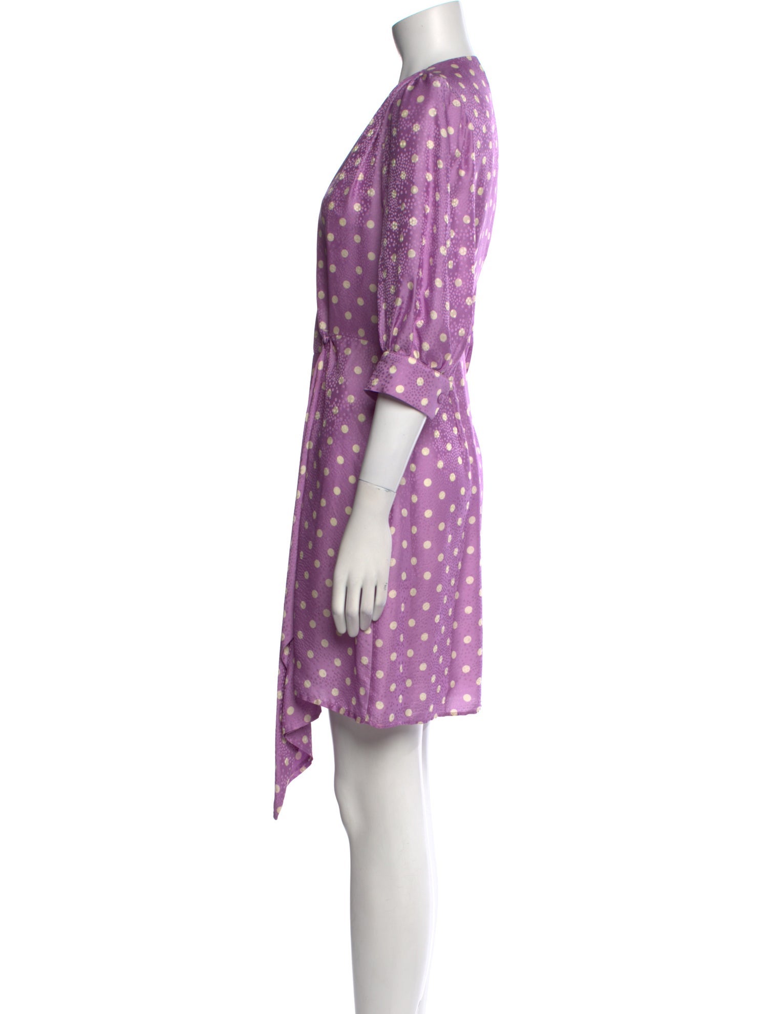 Paul & Joe Polka Dot Print Midi Length Dress
