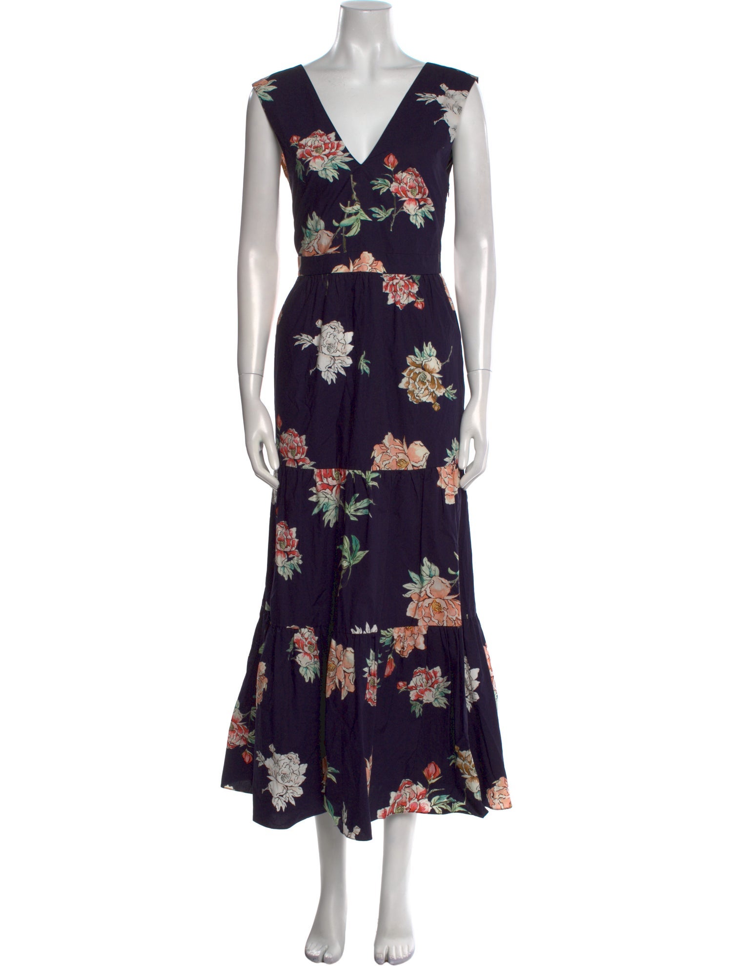 Paul & Joe Floral Print Long Dress