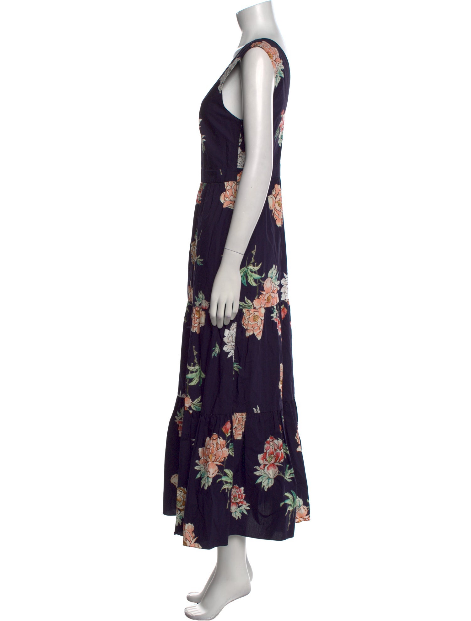 Paul & Joe Floral Print Long Dress