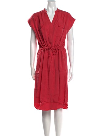 Paul & Joe V-Neck Midi Length Dress
