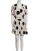 Paul & Joe Polka Dot Print Mini Dress