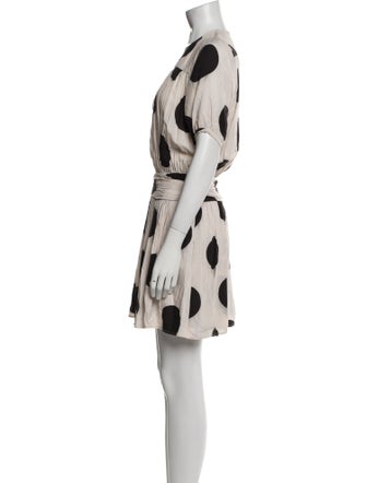 Paul & Joe Polka Dot Print Mini Dress