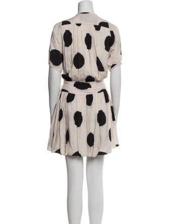 Paul & Joe Polka Dot Print Mini Dress