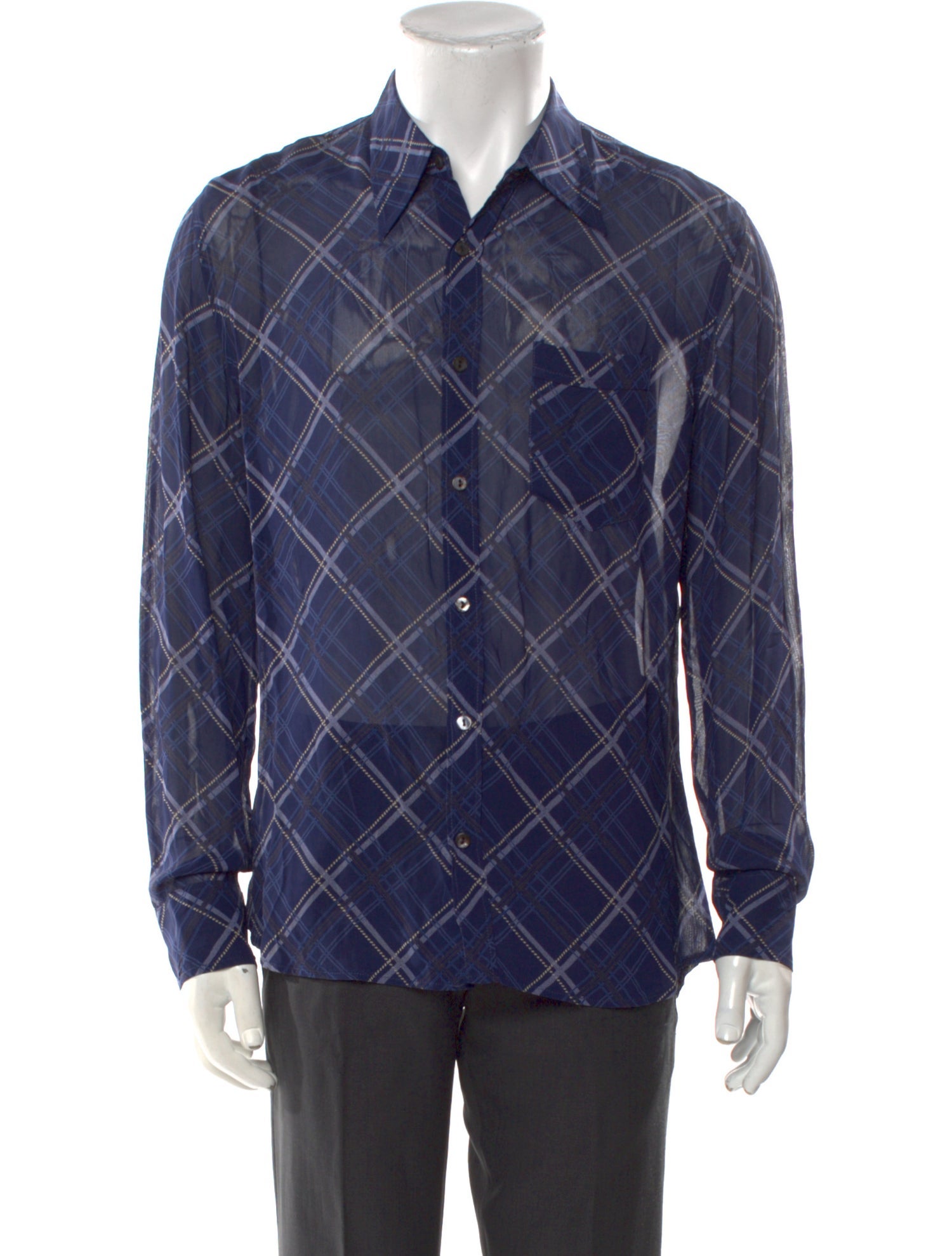 Paul & Joe Patterned Long Sleeve Shirt