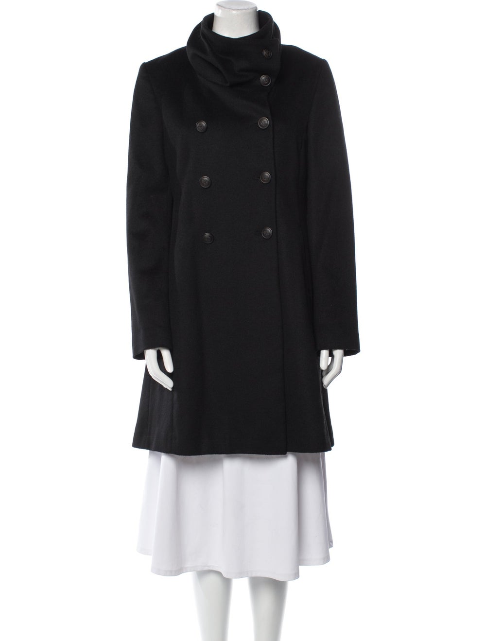 Paul & Joe Wool Jacket Black Stand Collar - image 1