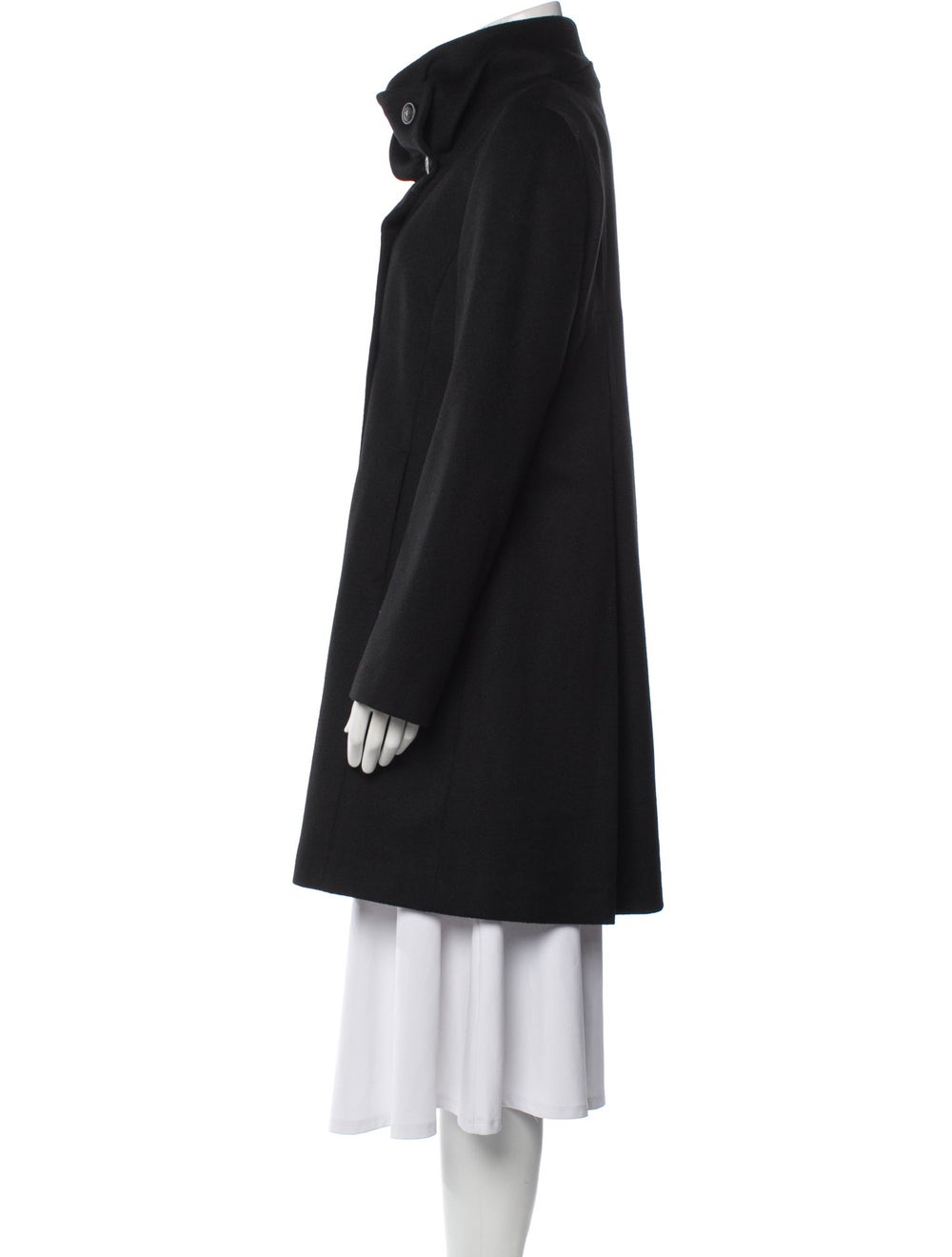 Paul & Joe Wool Jacket Black Stand Collar - image 2