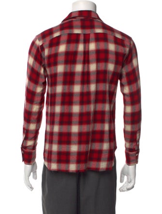 Paul & Joe Plaid Print Long Sleeve Shirt