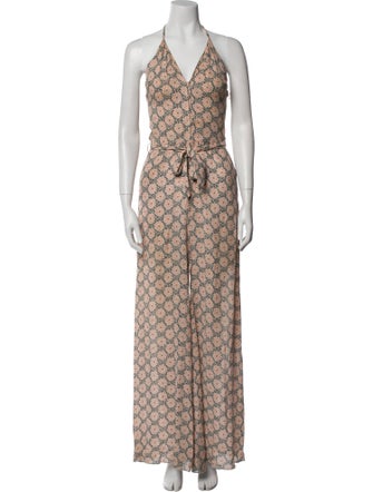 Paul & Joe Silk Printed Jumpsuit