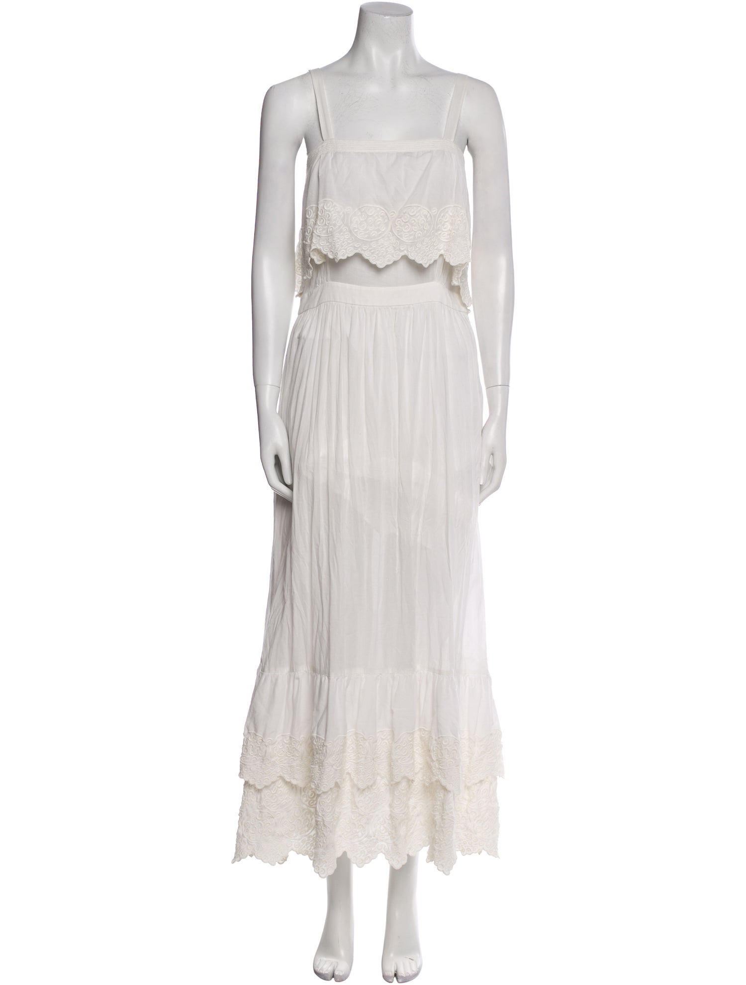 Paul & Joe Square Neckline Long Dress