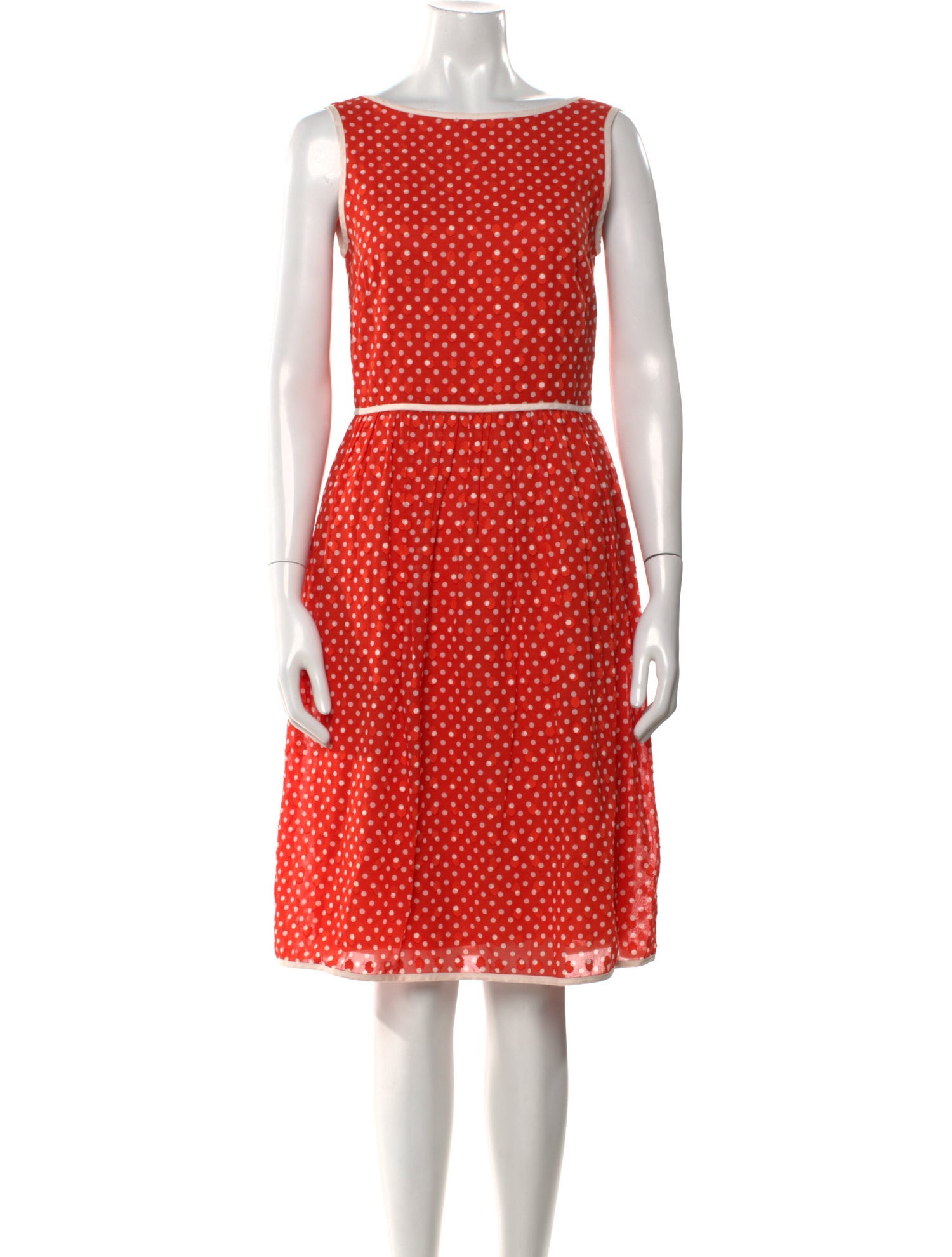 Paul & Joe Polka Dot Print Knee-Length Dress