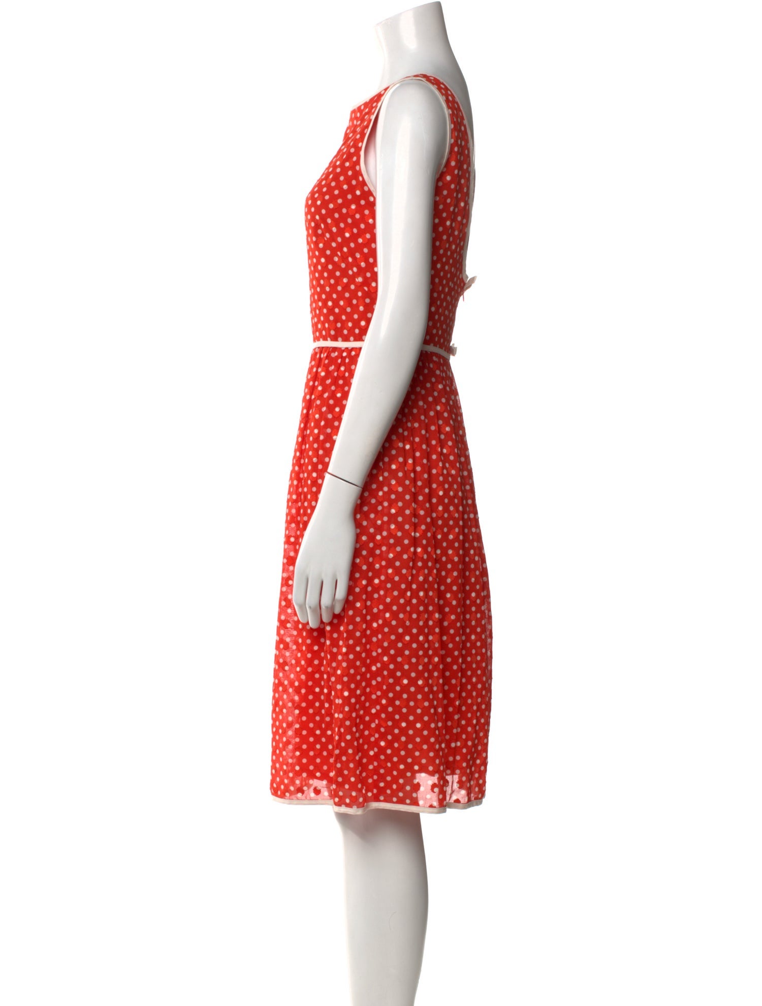 Paul & Joe Polka Dot Print Knee-Length Dress