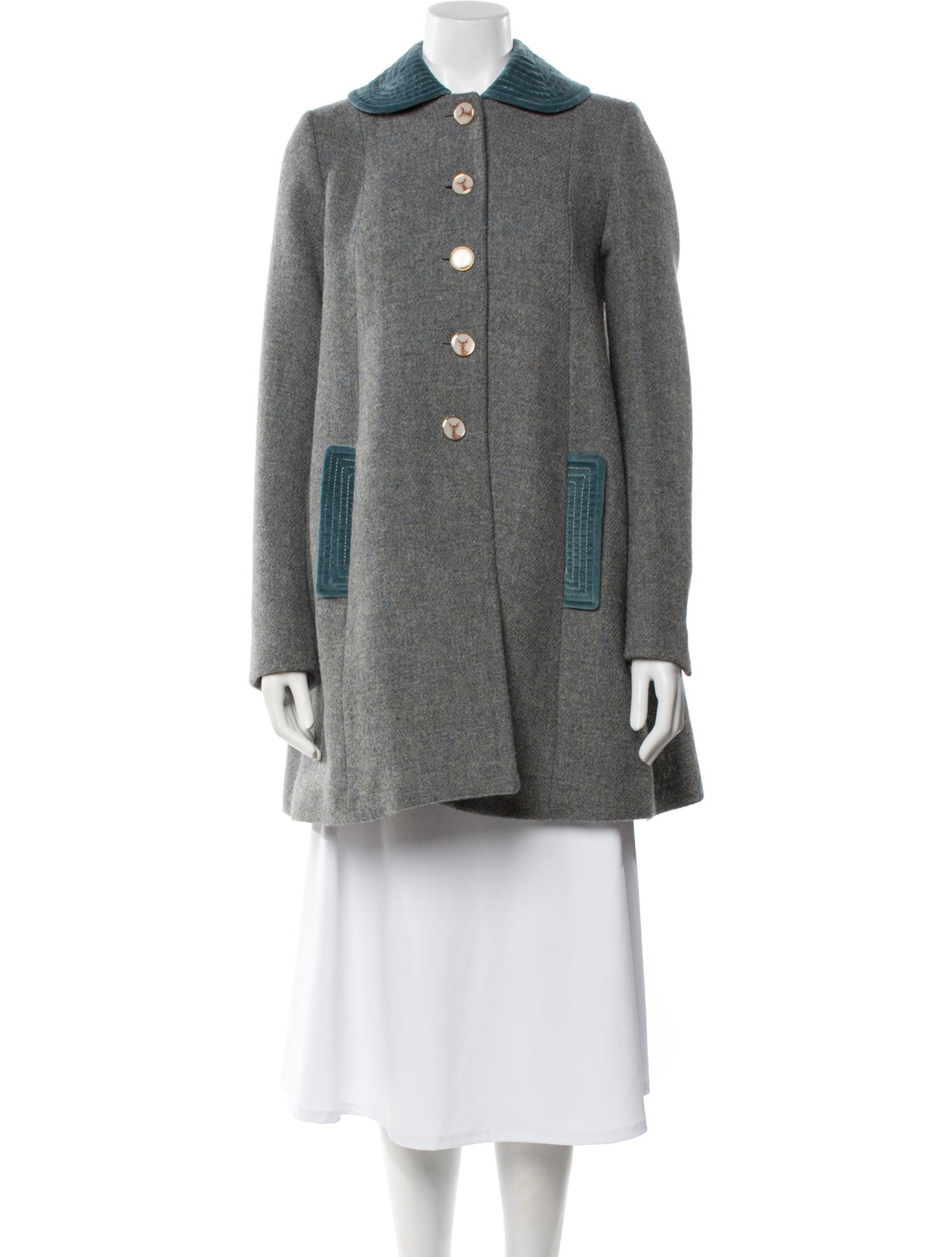 Paul & Joe Virgin Wool Coat