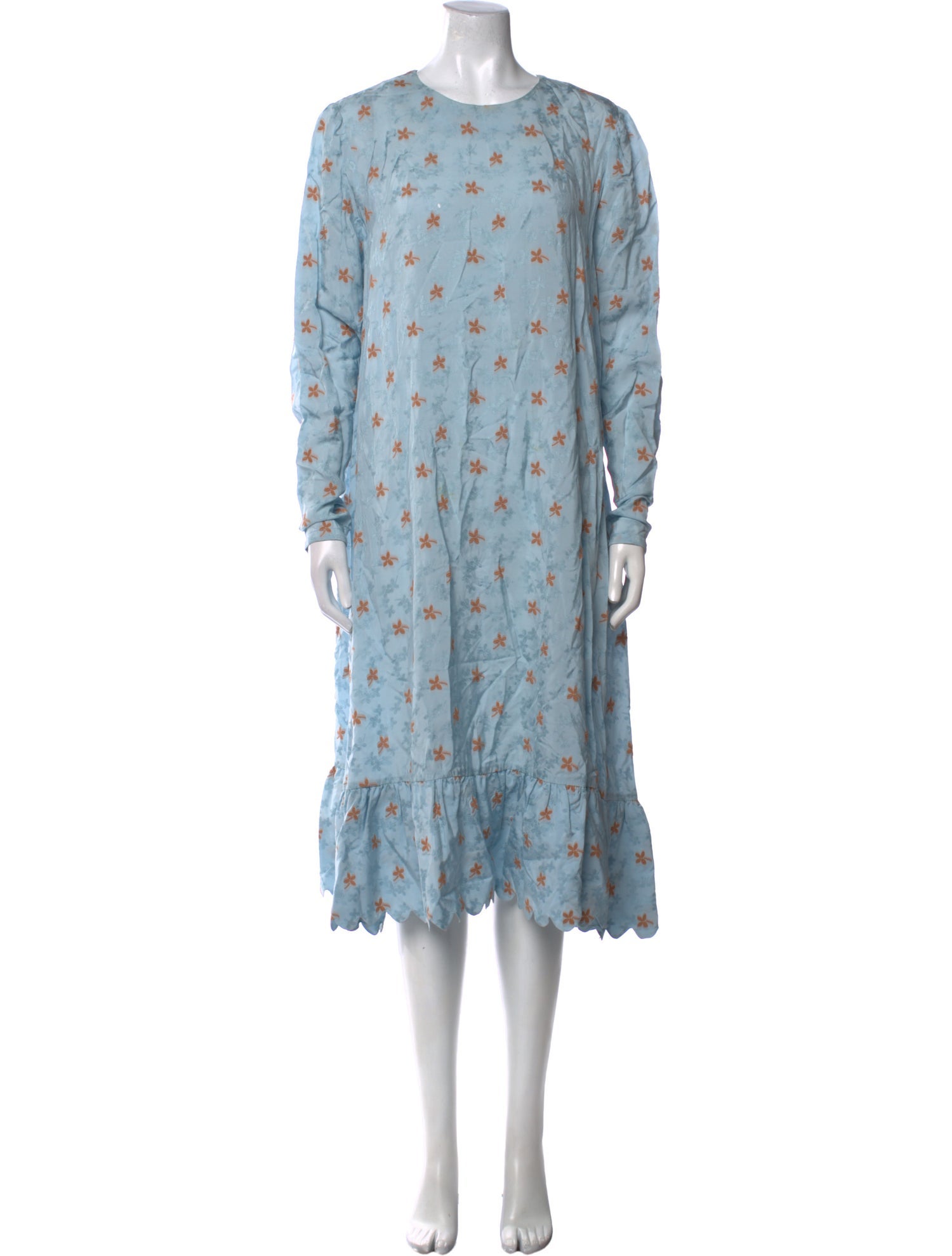 Paul & Joe Floral Print Midi Length Dress