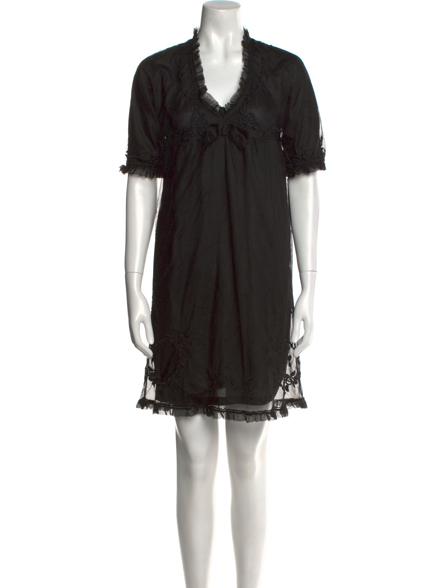 Paul & Joe V-Neck Knee-Length Dress