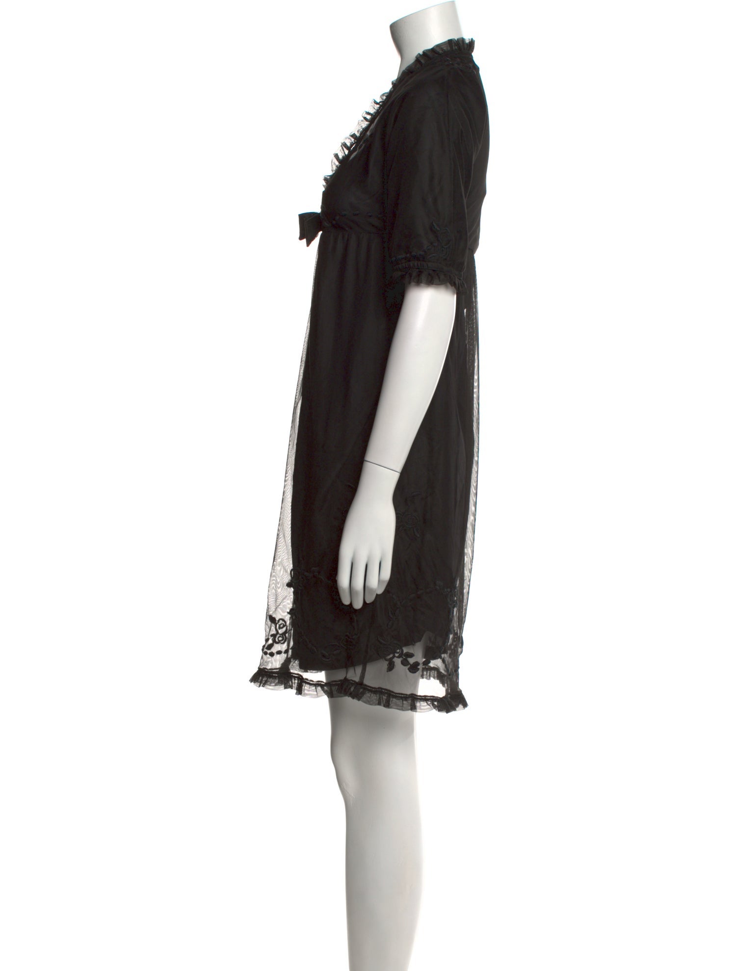 Paul & Joe V-Neck Knee-Length Dress