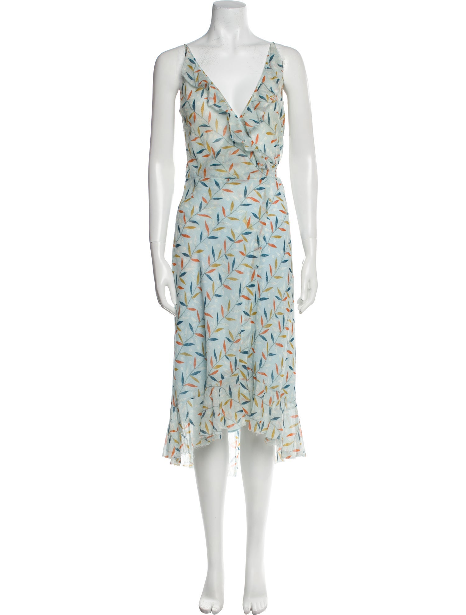 Paul & Joe Silk Midi Length Dress