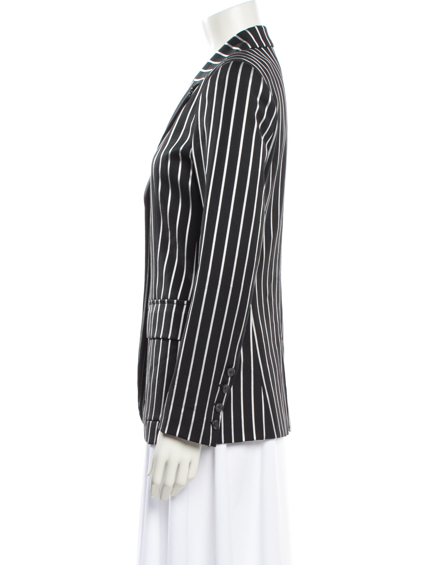 Paul & Joe Virgin Wool Striped Blazer