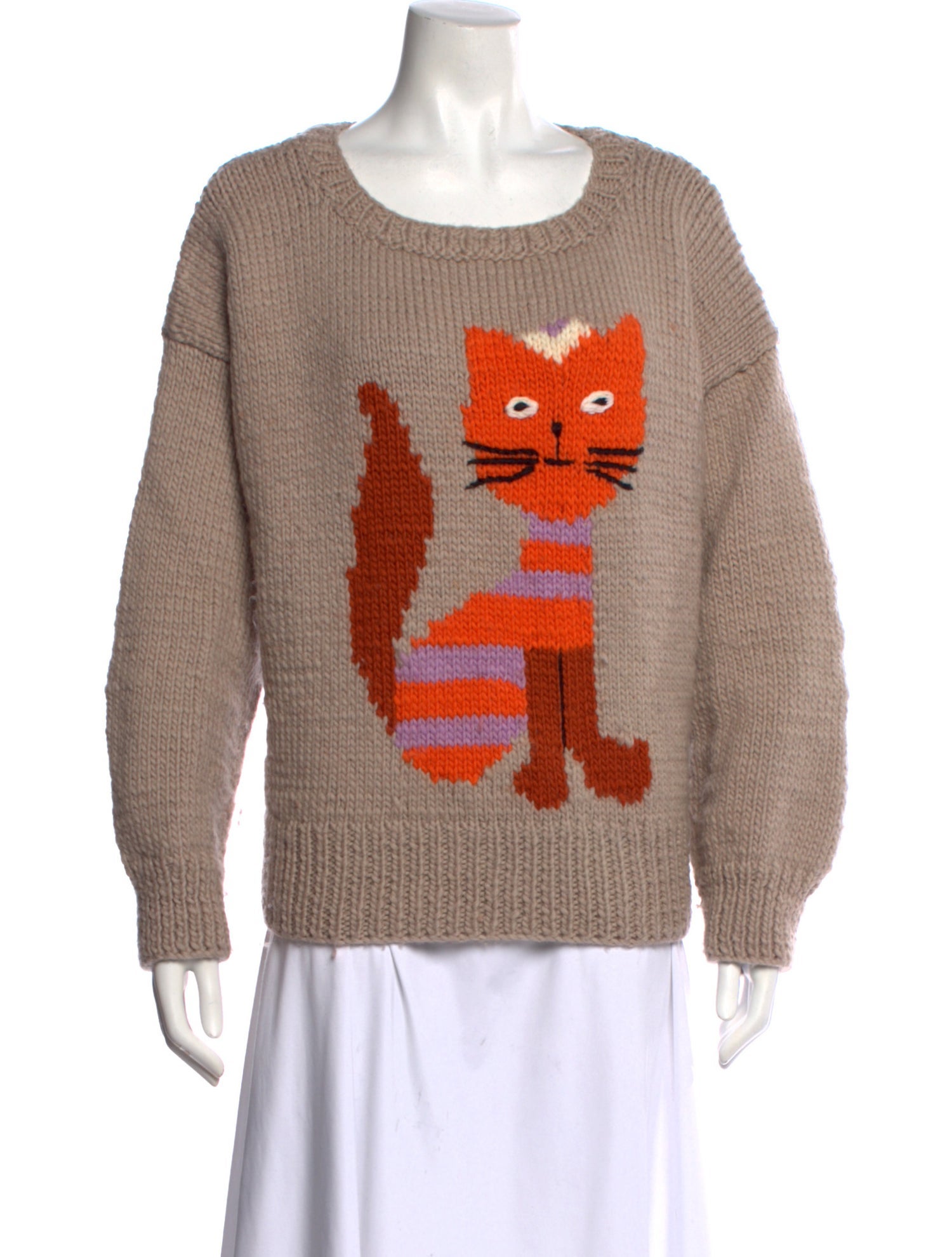 Paul & Joe Wool Graphic Print Sweater