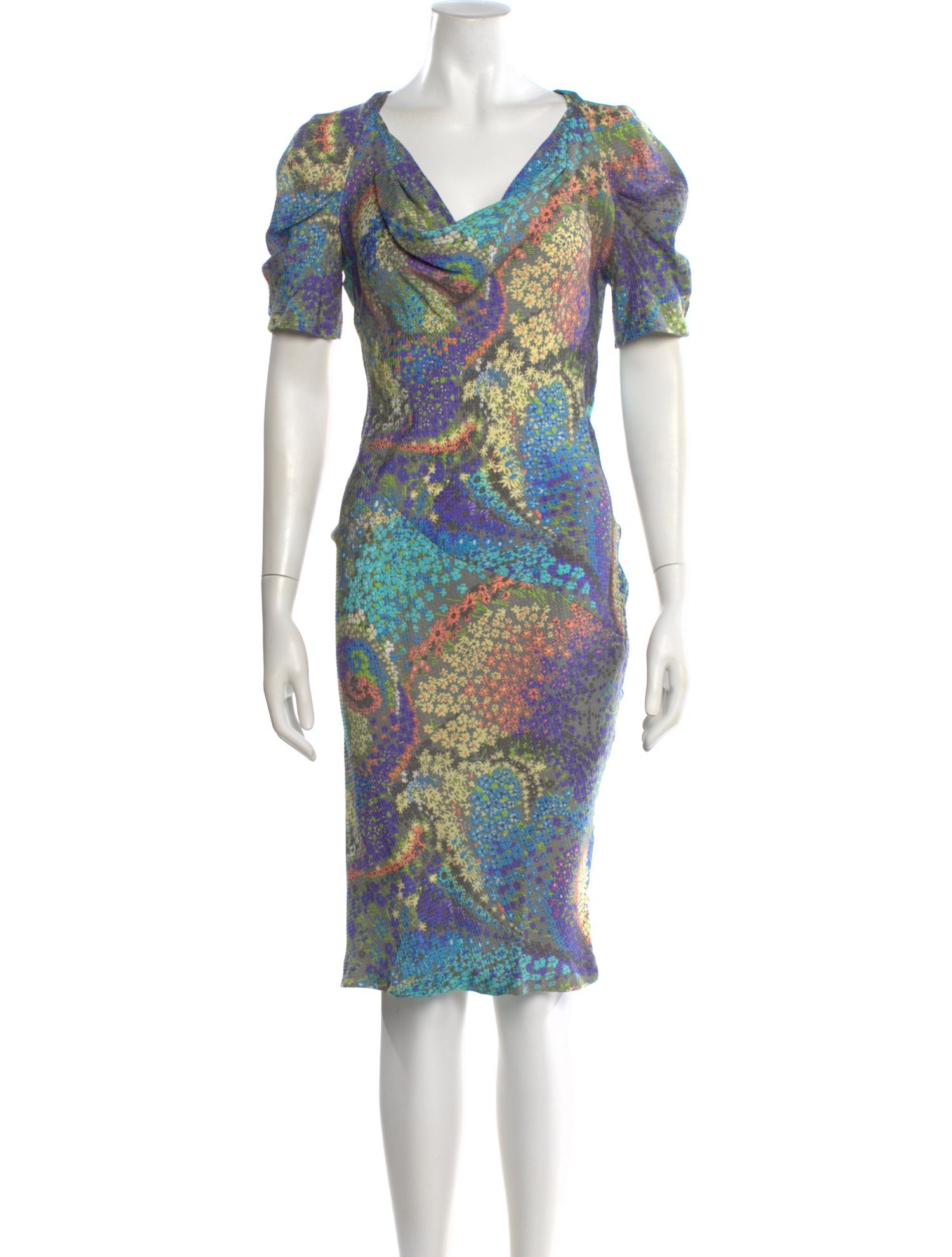Paul & Joe Silk Midi Length Dress