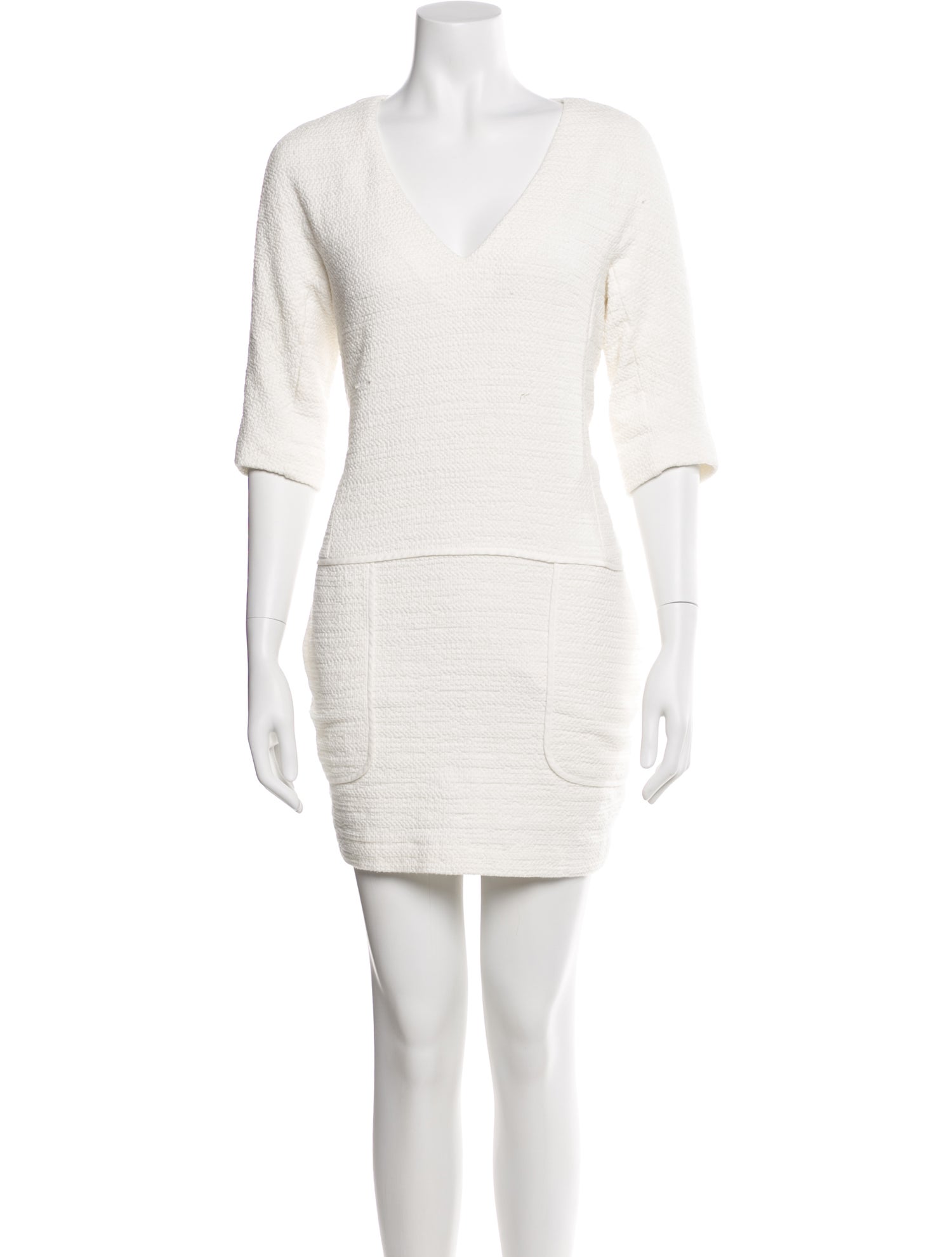 Paul & Joe V-Neck Mini Dress